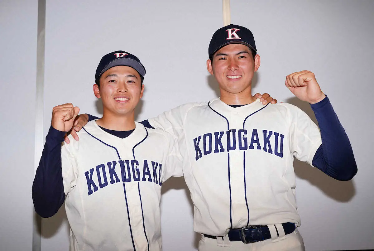 【画像・写真】国学院大1勝1敗に持ち込む　吉川主将、うれしい初本塁打　ドラフト候補左腕・武内は5安打完封