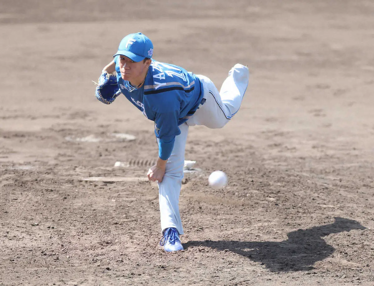 【画像・写真】日本ハムドラ1矢沢　2軍戦でプロ公式戦デビュー登板　1回2失点も1奪三振