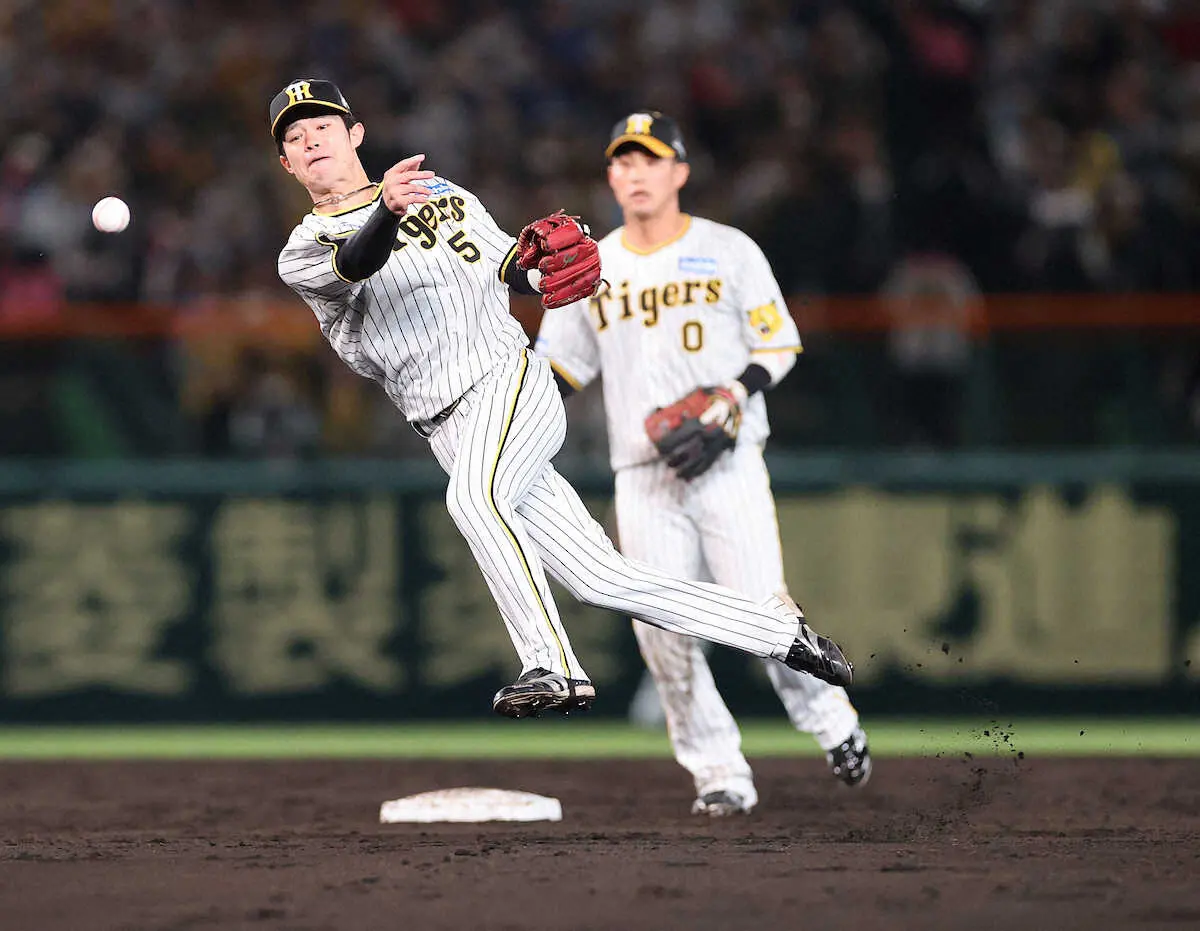 【画像・写真】青柳助けた二ゴロ、二ゴロ、二ゴロ！　超絶プレー連発！虎党もうっとり「中野の守備」がトレンド入り