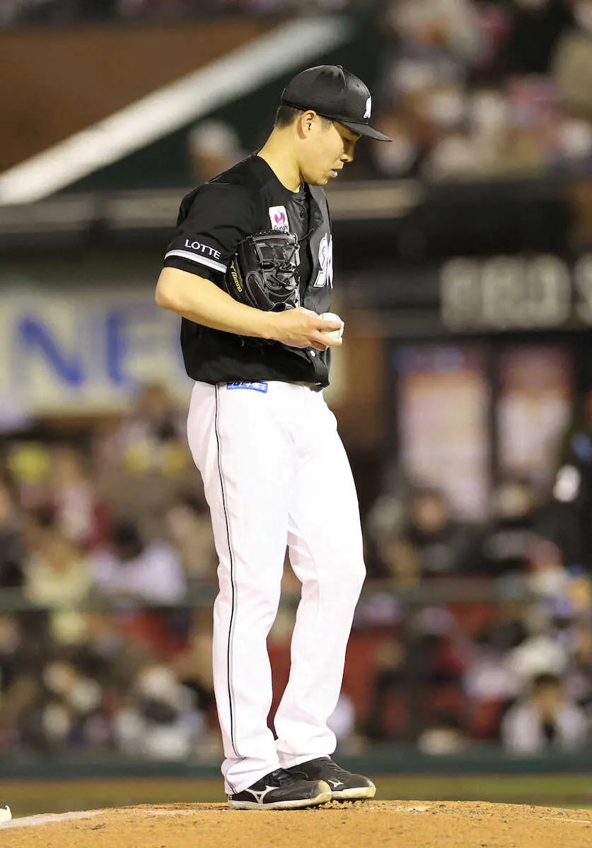 【画像・写真】ロッテ3連敗で首位陥落　西野5回3失点で今季初黒星「先制されて苦しい展開になってしまった」