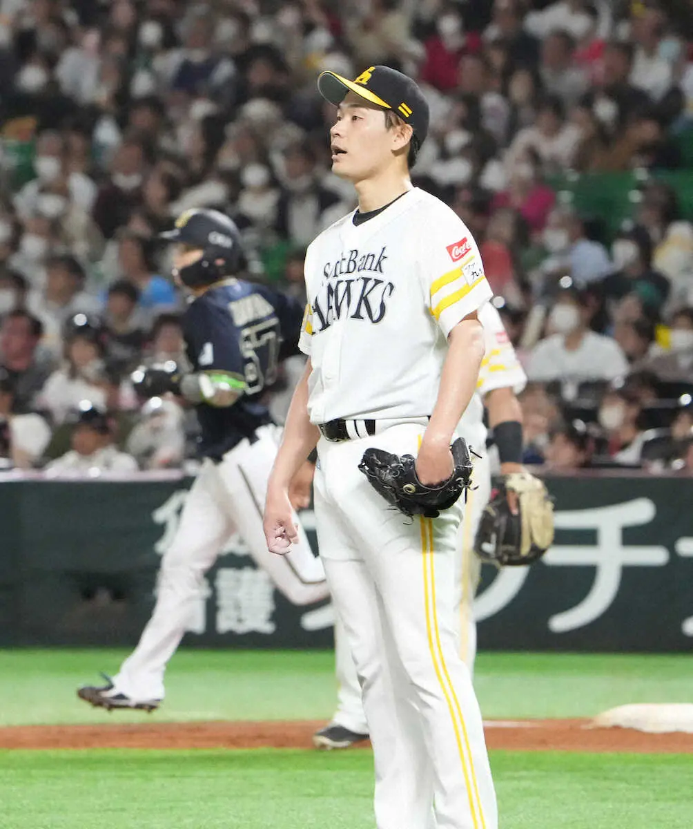 【画像・写真】ソフトB・武田　2回11安打6失点KO、2戦連続で“背信投球”