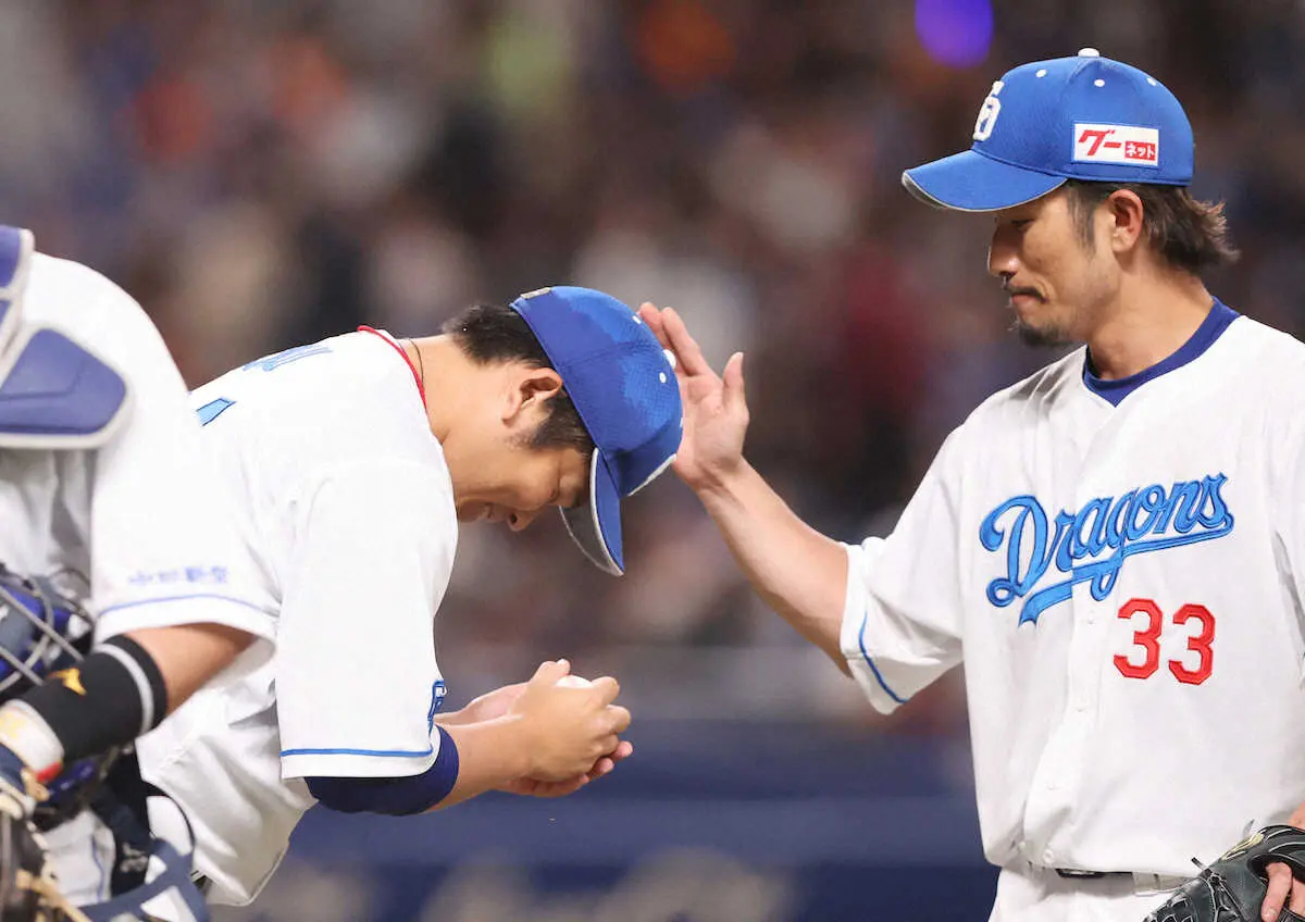 【画像・写真】難病から見事な復帰勝利！家族の前で力投！中日・福「巨人ファンの皆様からも拍手。ありがとうございます」