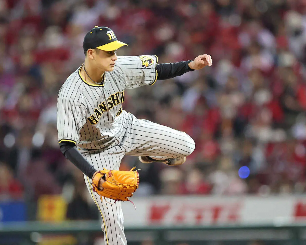 【画像・写真】阪神・大竹、12球団単独トップの4戦4勝！移籍後最長7回を無失点コイ料理「尻上がりに投げられた」
