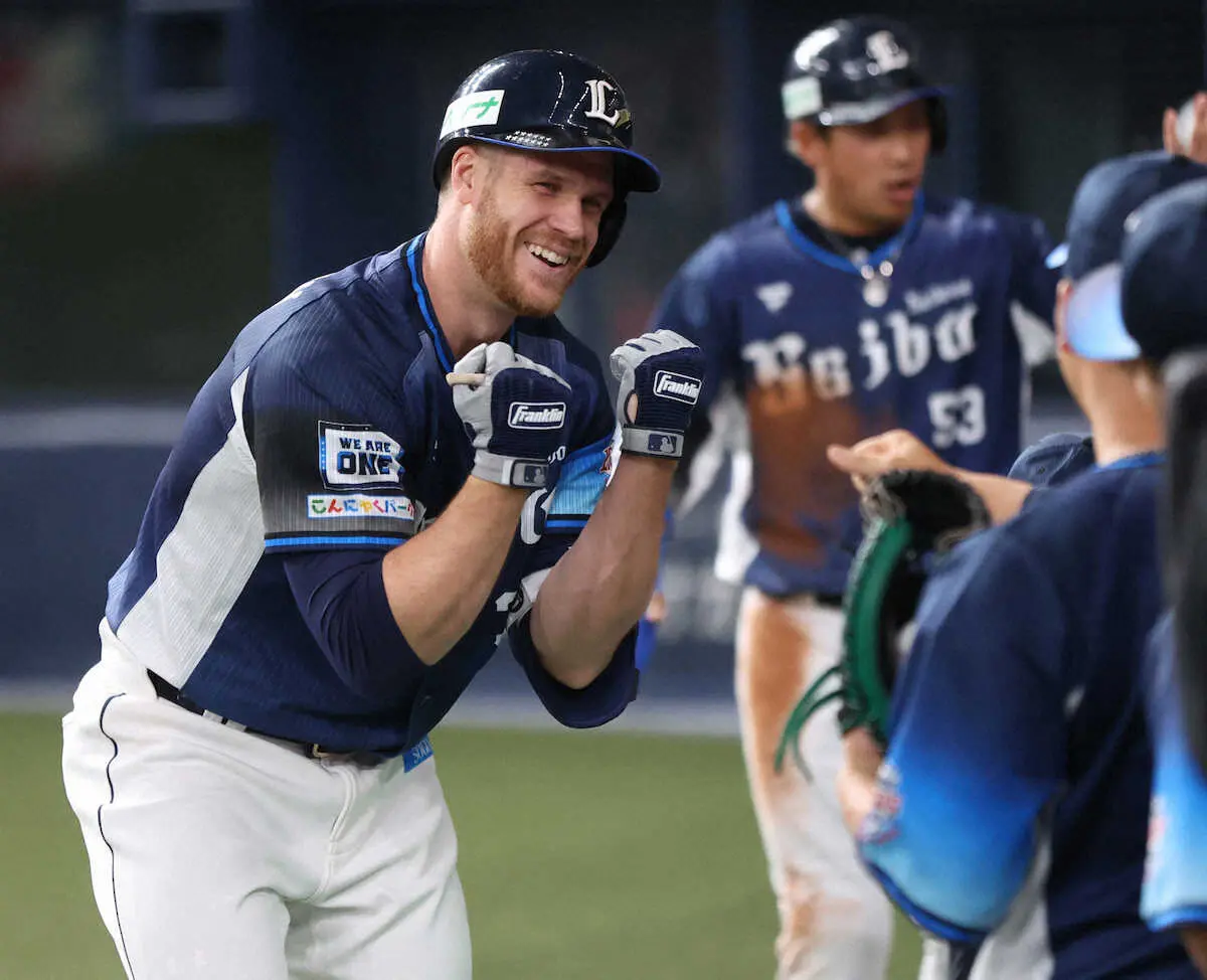 【画像・写真】西武・マキノンが先制2ラン！　オリ山本由伸から弾丸ライナー　今季4号