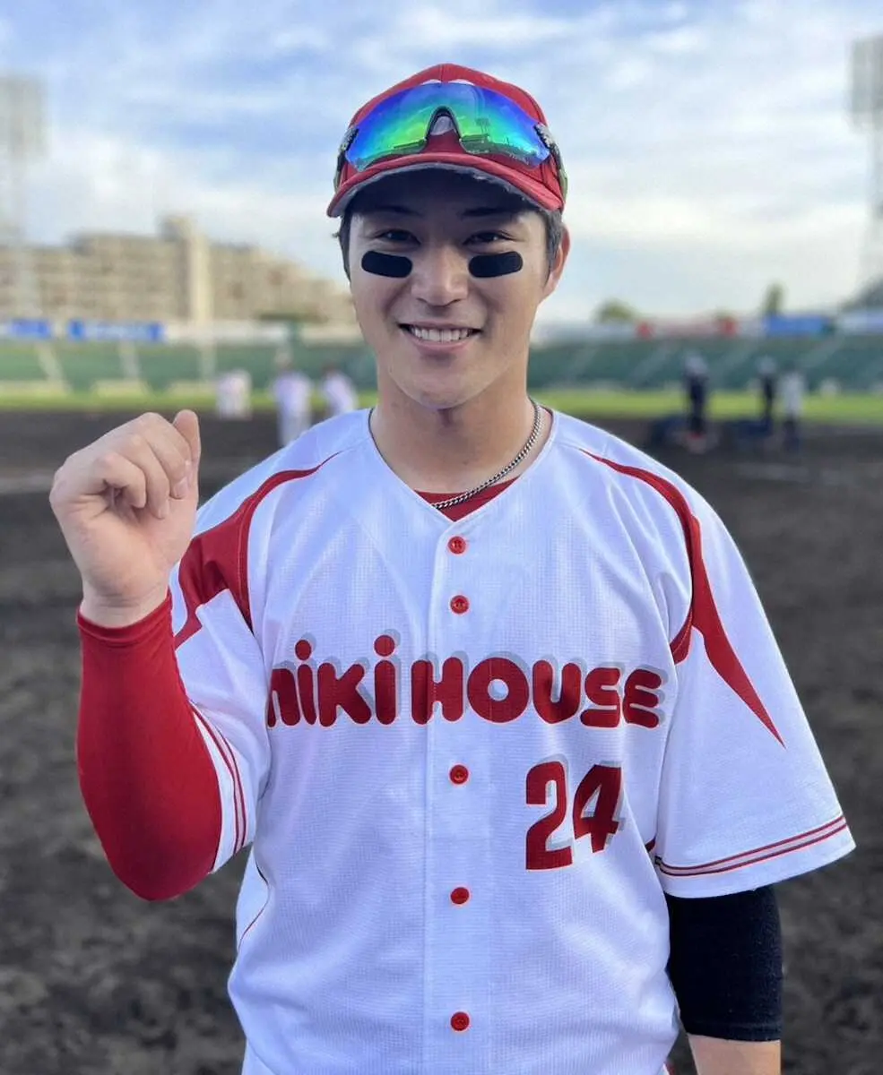 【画像・写真】ミキハウス　プロ注目・猪原が2安打3打点と躍動「誰が見ても隙なく」新・3番として九州大会“快幕”