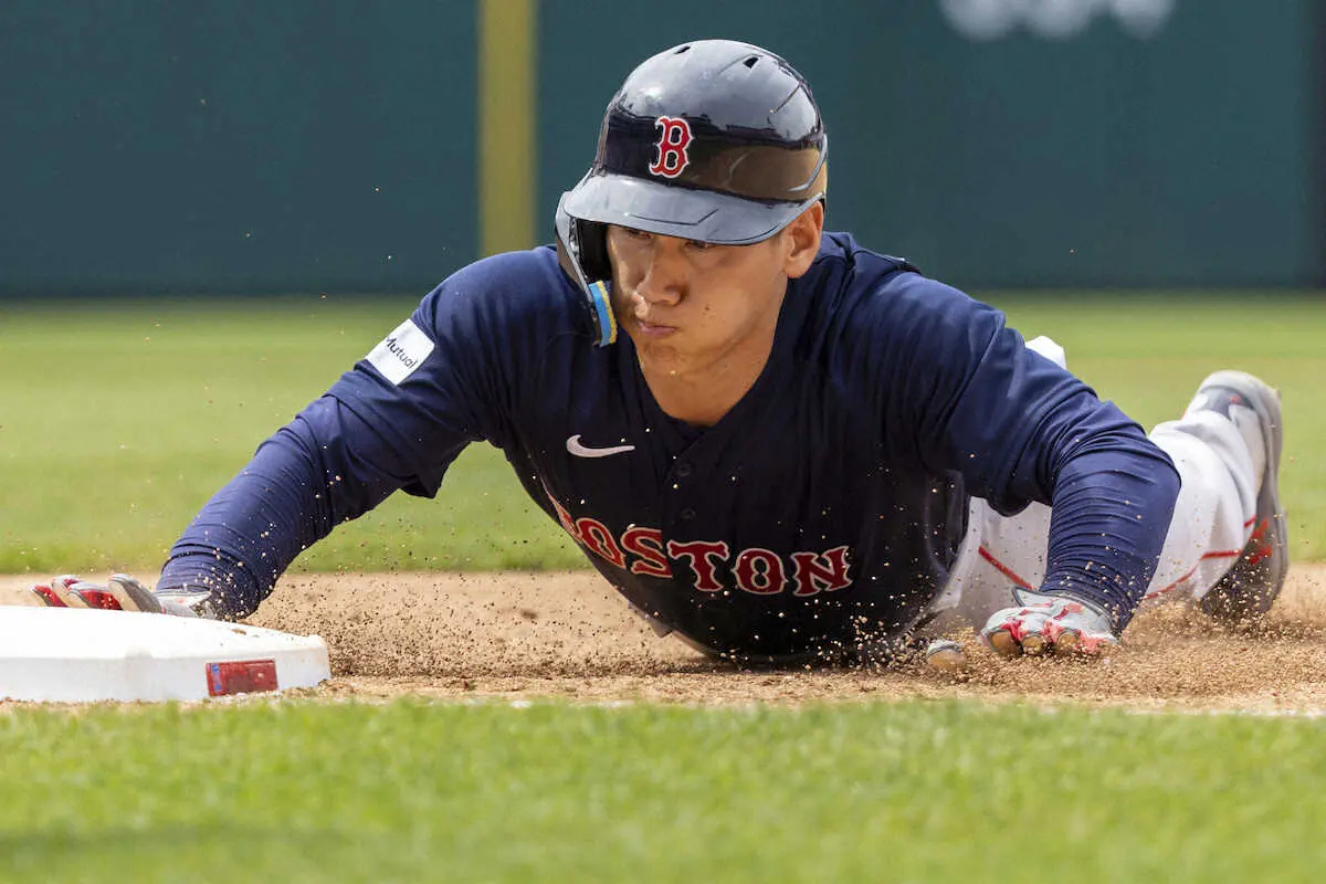 【画像・写真】Rソックス・正尚　“イチロード”歩む!首位打者＆新人王へ快調16戦連続安打　憧れハーパーも技術絶賛