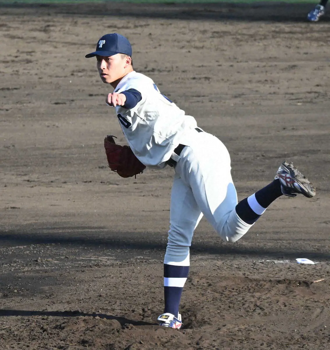 【画像・写真】東洋大・細野　6回零封7Kで2部優勝に王手　8球団16人のスカウトが熱視線