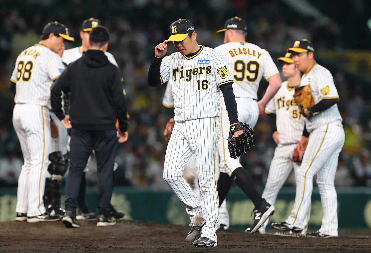 【画像・写真】阪神　今季初の2戦連続零敗…ヤクルト・石川に22年連続白星献上、西勇は今季3敗目
