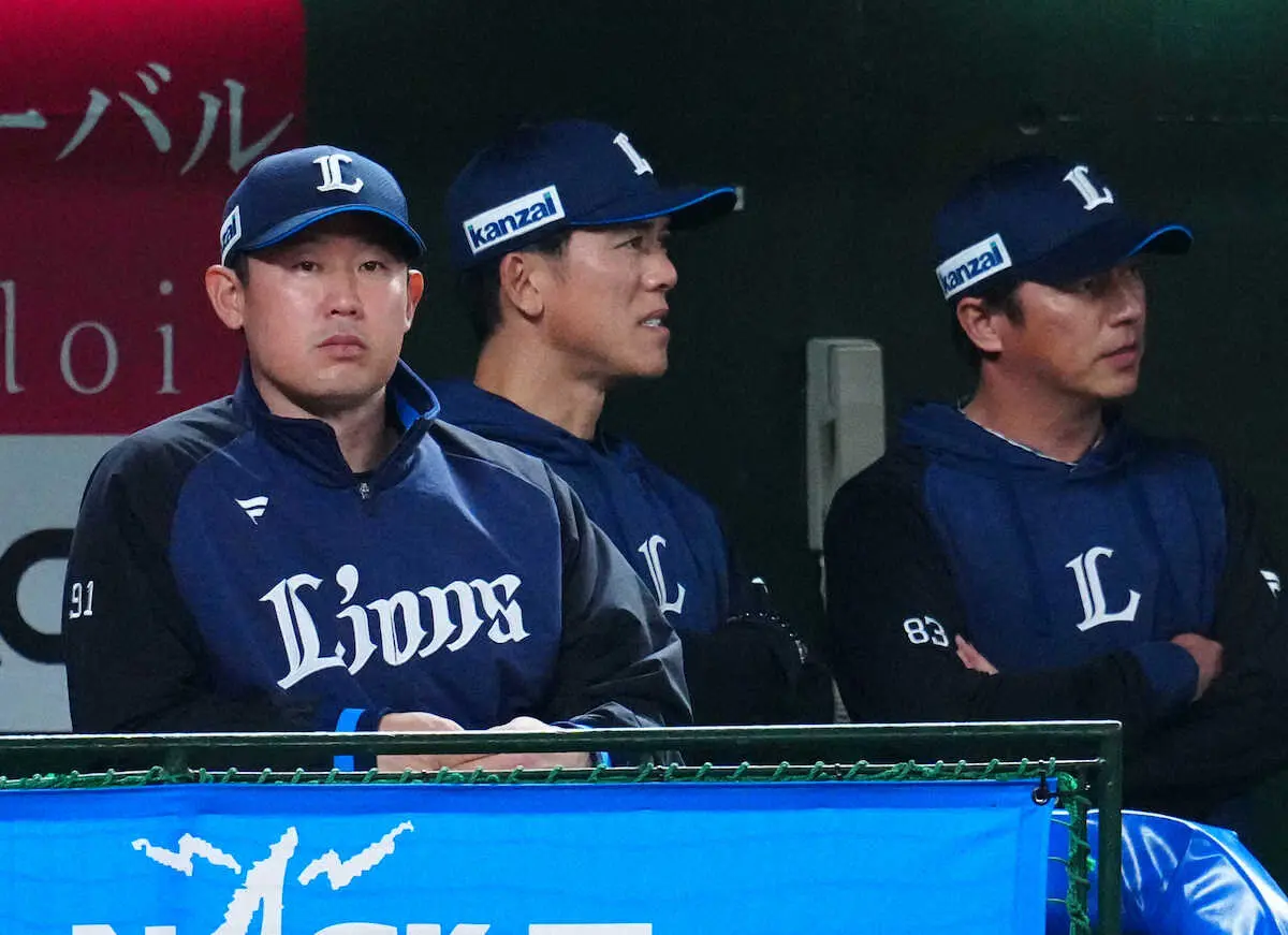 【画像・写真】西武・平良が6回2失点好投も今季初黒星　松井監督「援護できなかった」