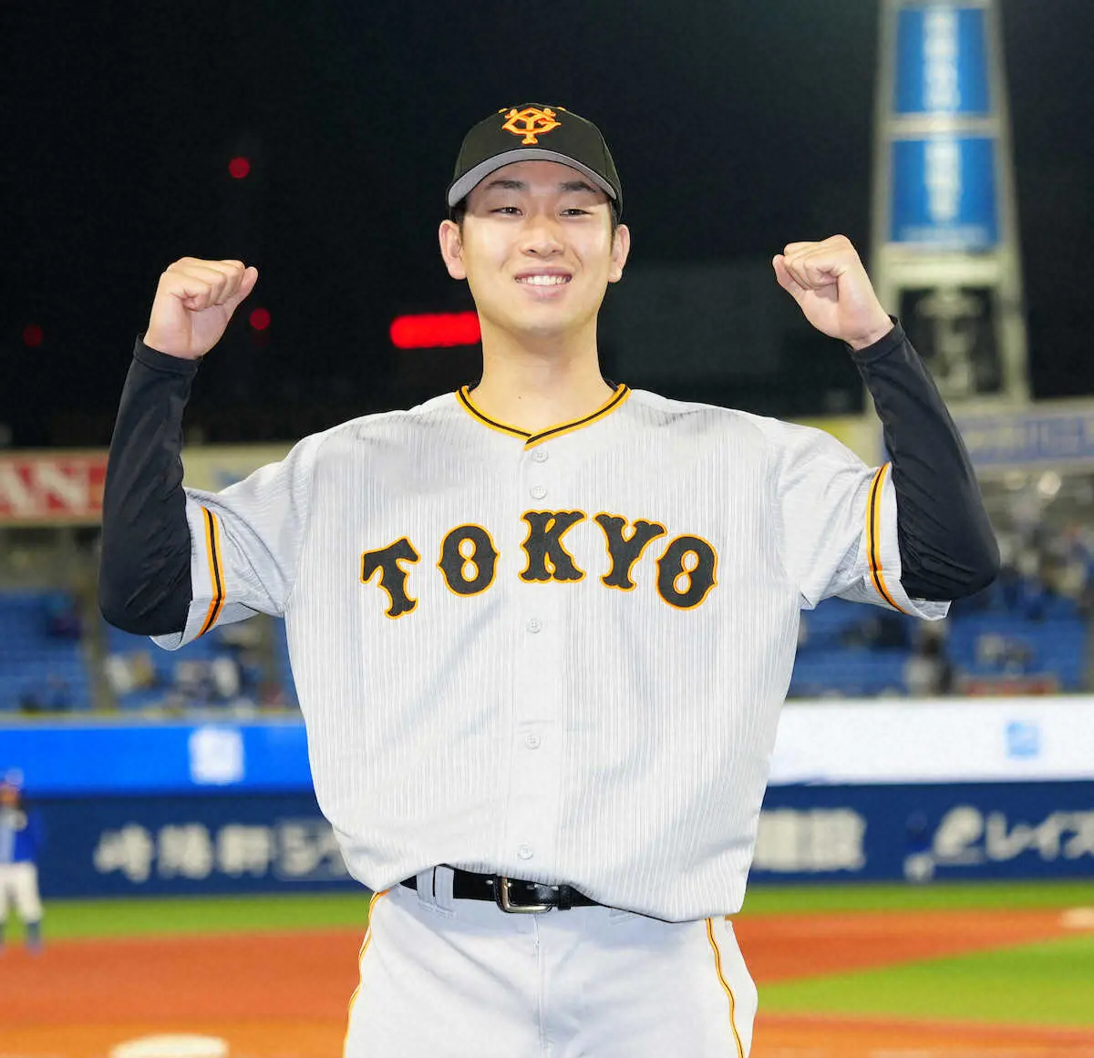 【画像・写真】巨人・山崎伊　戸郷完投に刺激2勝目「自分の中でもしっかりしないと、という気持ちがあった」