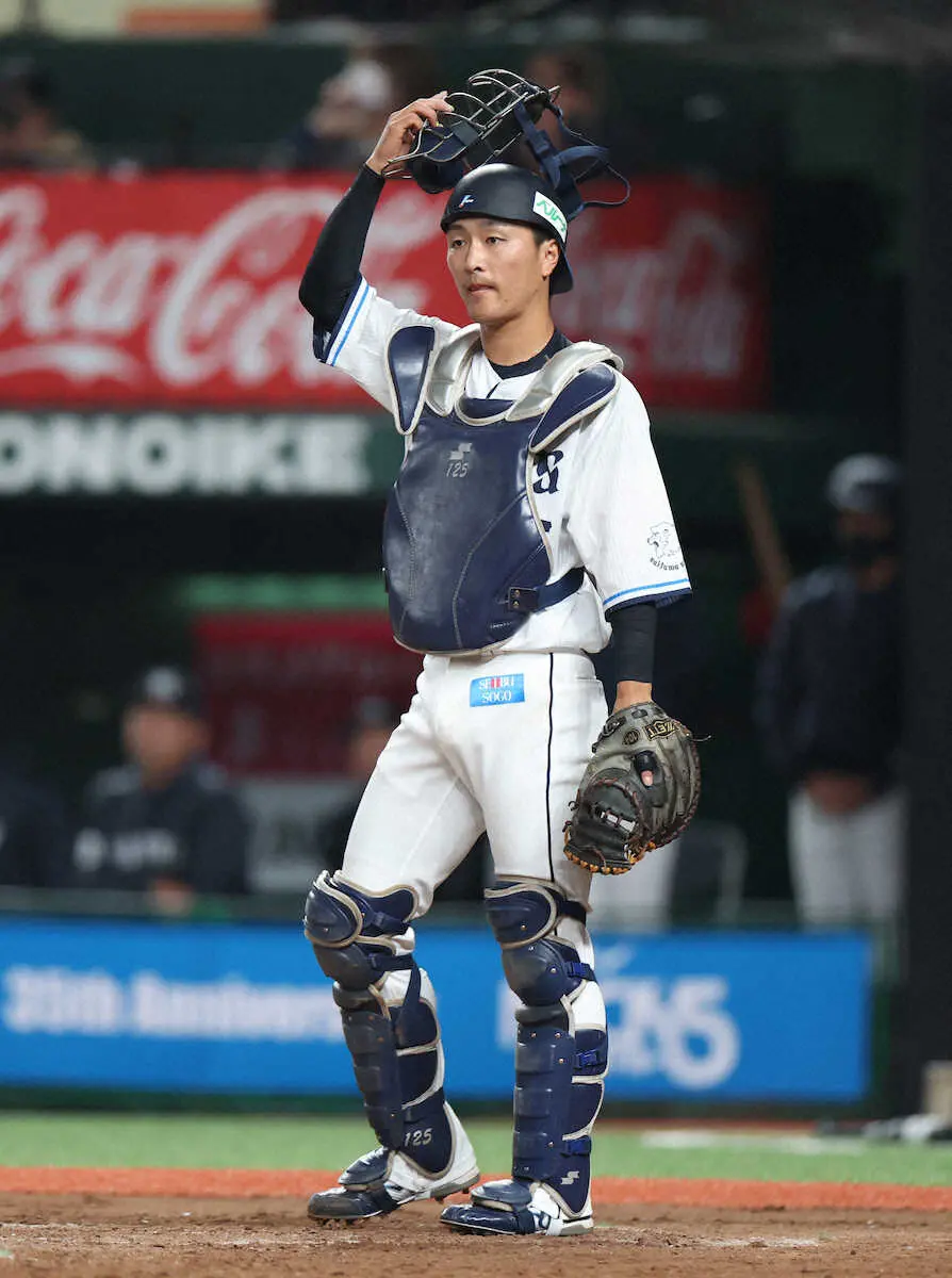 【画像・写真】西武　4月に支配下登録の捕手・古市がプロ初安打　田中将から中前打を放ち「めちゃくちゃうれしかった」