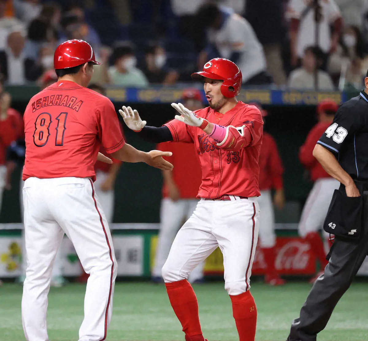 【画像・写真】広島　菊池が延長10回に満塁弾　6年ぶり自身5本目のグランドスラムに「いい角度で入ってくれた」