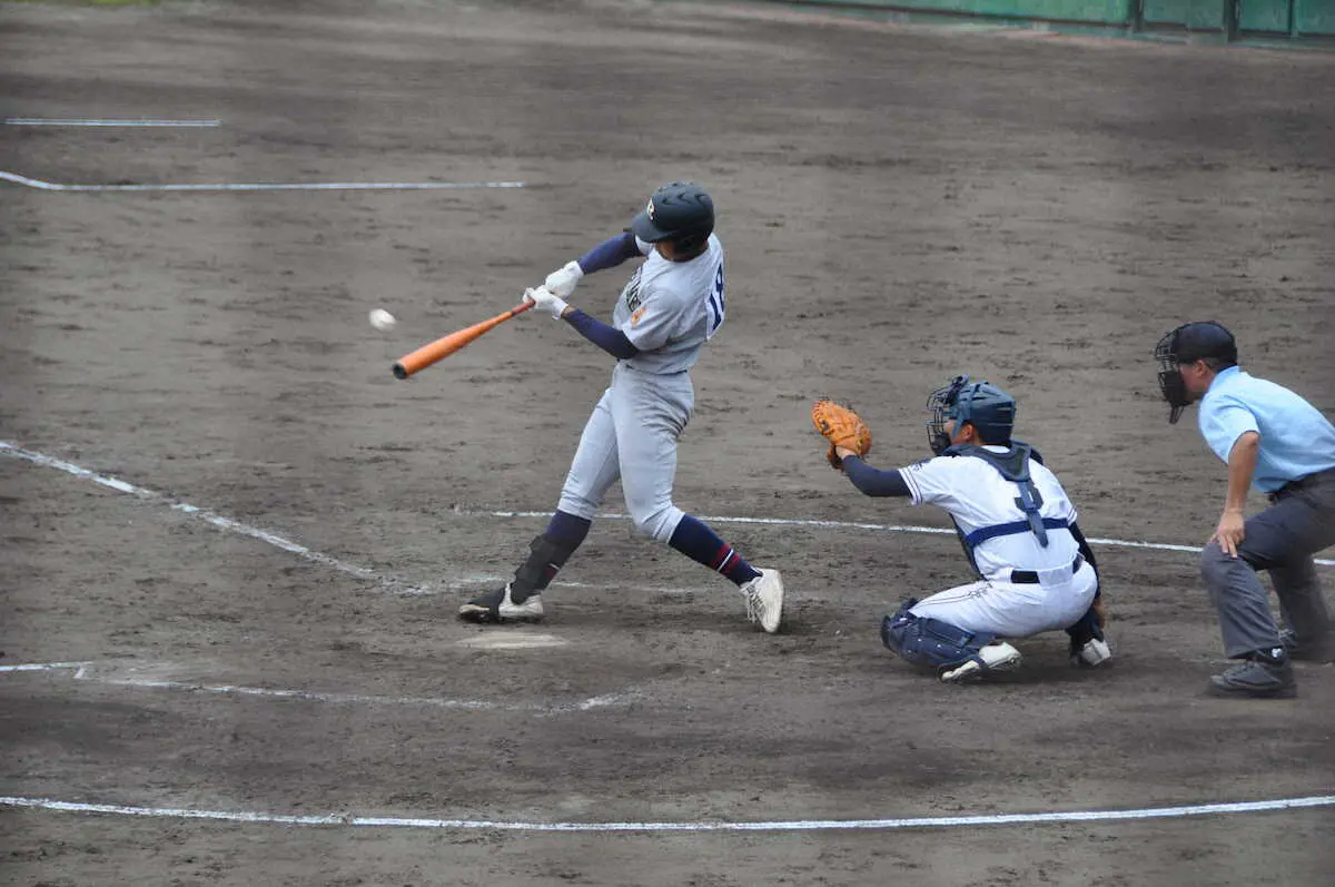 【画像・写真】立命館宇治　高校37発北川がキラリ2安打3打点「初球からいこうと」乙訓下して決勝進出