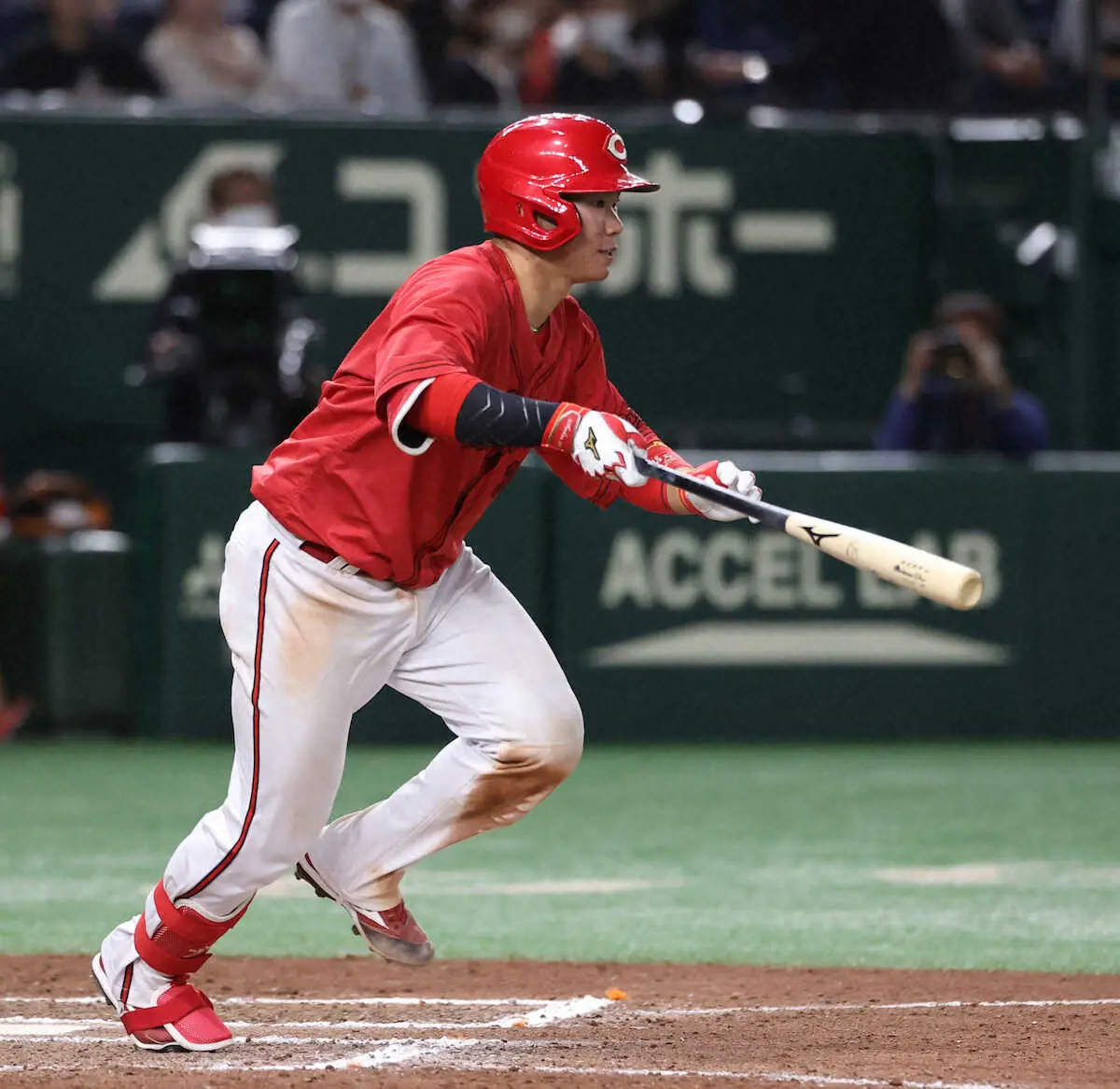 【画像・写真】広島G倒4連勝じゃ!!松山同点打から延長10回坂倉V打、菊池トドメ満弾　新井監督興奮「頭が下がる」