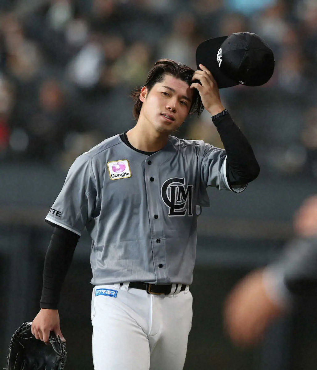 【画像・写真】ロッテ・森　プロ2勝目ならず…4回5失点「流れを止められず申し訳ない」