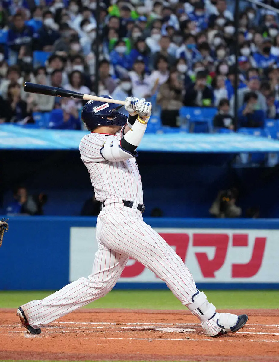 【画像・写真】ヤクルト村上　先制5号2ラン「いい形で先制出来てよかった」