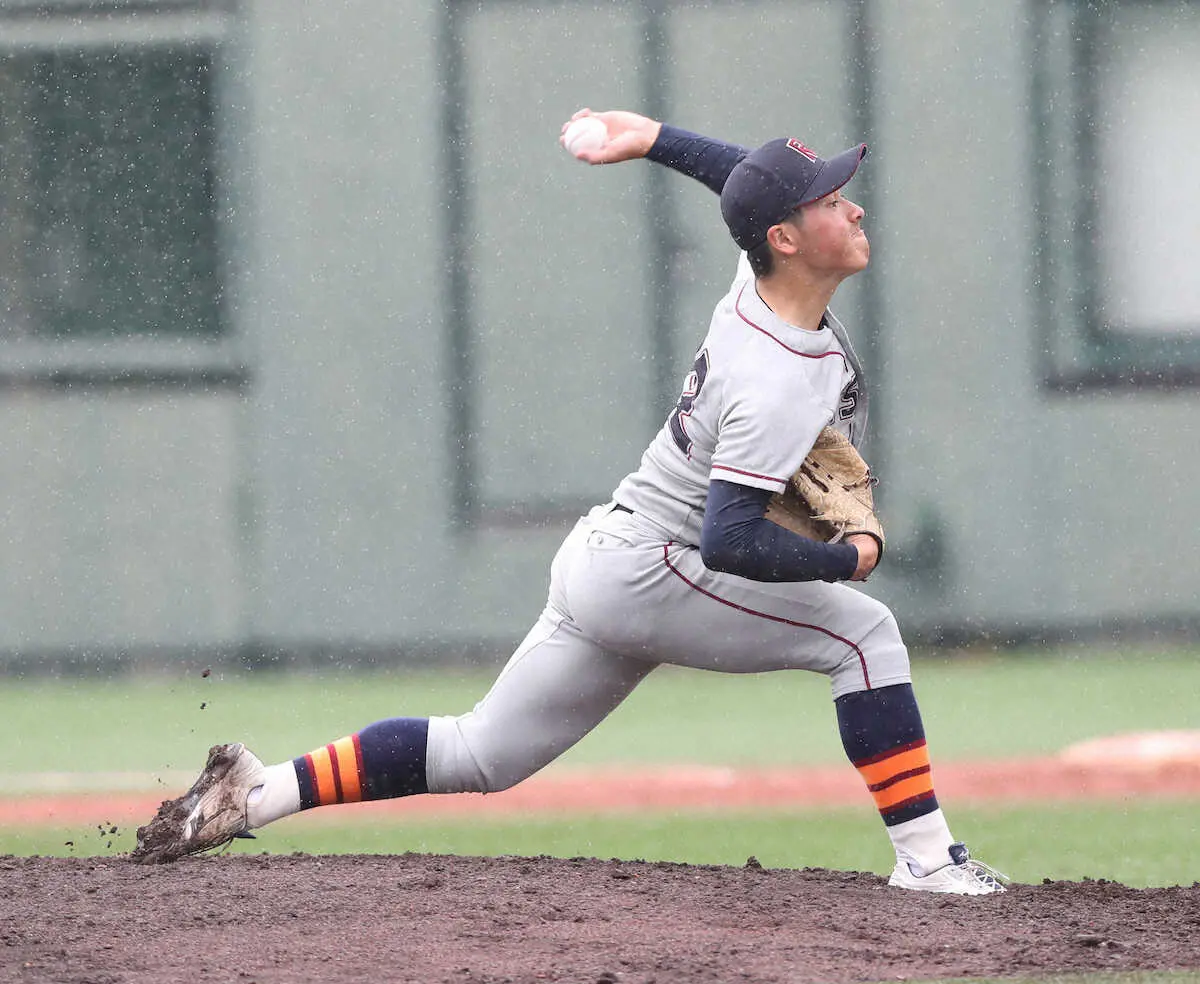 【画像・写真】立命大の1年生左腕・有馬伽久が初先発で6回2失点、ドラ1の先輩・桜井俊貴や東克樹より早い先発デビュー