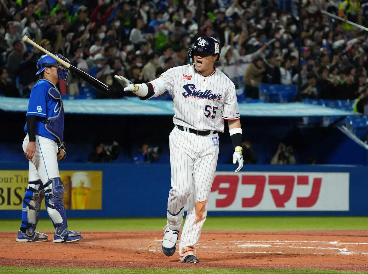 【画像・写真】ヤクルト・村上、神モード突入今季初2発　セ・トップ22打点「これから上がっていく一方」