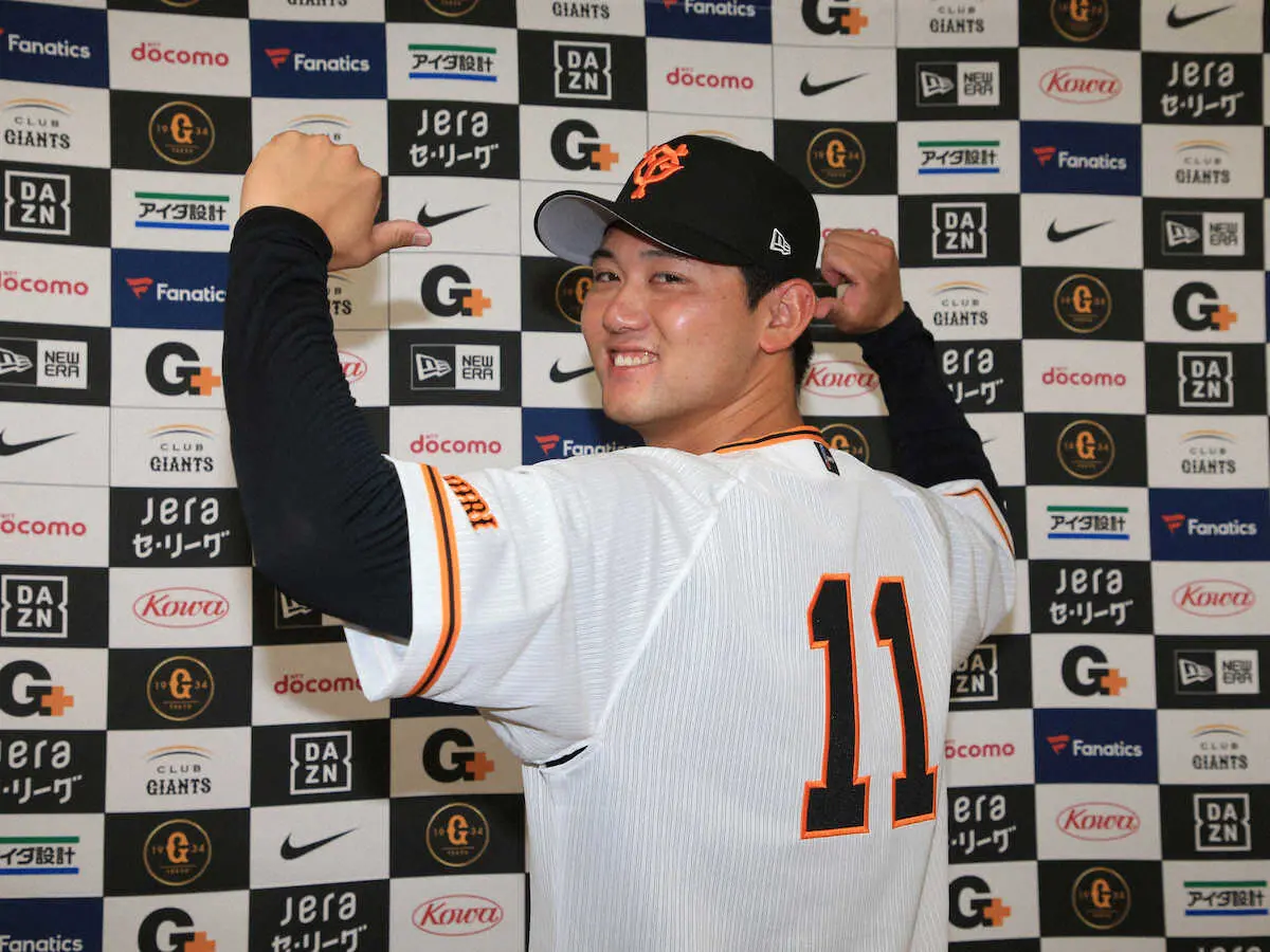 【画像・写真】巨人・平内が支配下復帰　「また1軍の舞台投げられるというのは凄くうれしい」