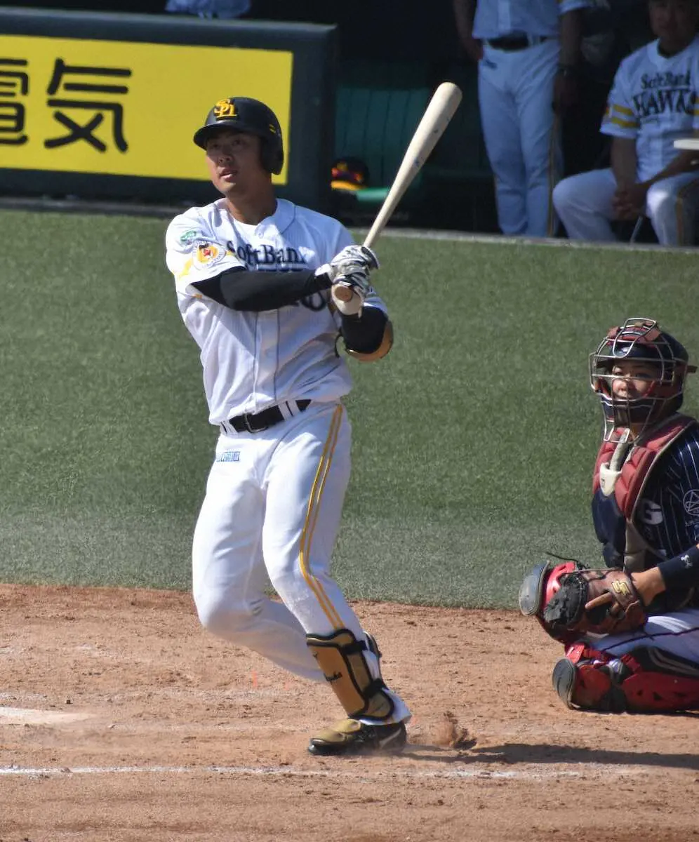 【画像・写真】ソフトB育成4年目・石塚綜一郎　黒沢尻工時代の県内のライバル・朗希との対戦へ「まずは支配下」