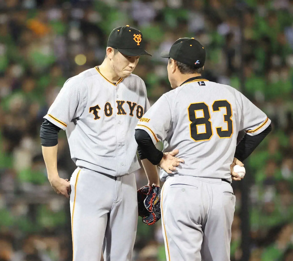 【画像・写真】巨人・戸郷が川端に代打同点3ラン被弾　4点リード守れず6回途中5失点降板　リーグ最多タイ5勝目逃す