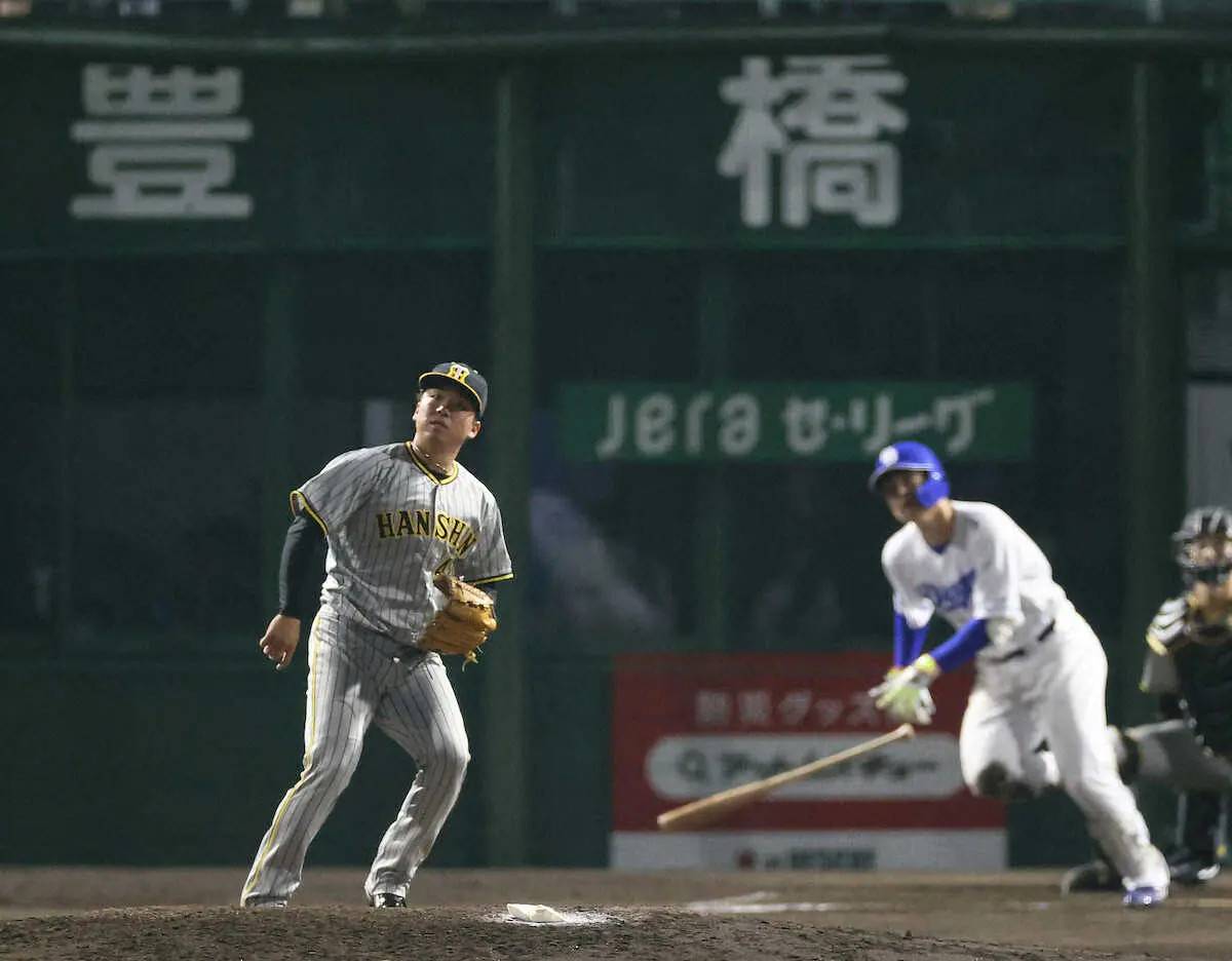 【画像・写真】阪神・村上が中日・石川昂に3ラン被弾　防御率は0・28から1・22へ跳ね上がる