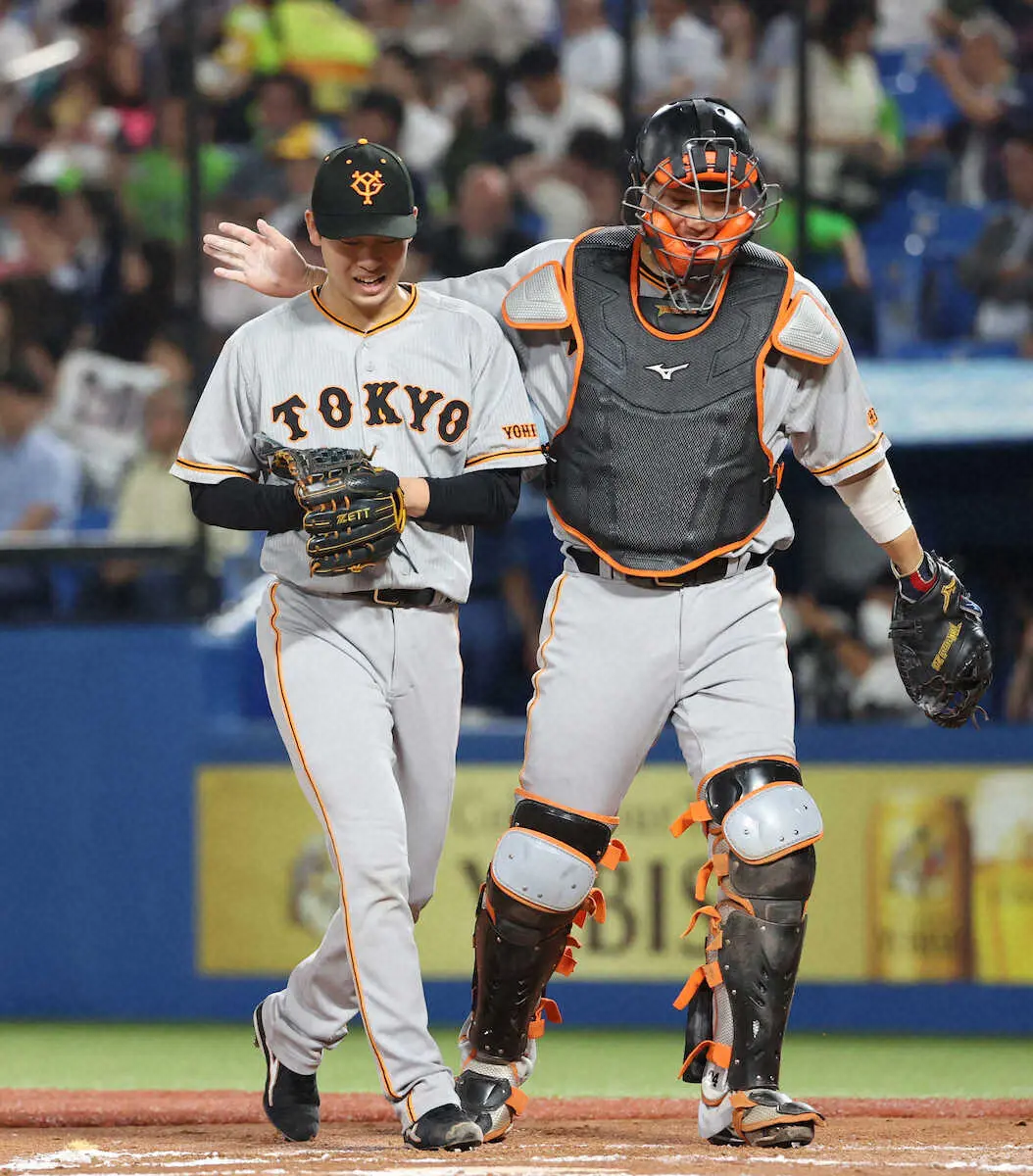 【画像・写真】巨人・山崎伊織　ヤクルト戦初勝利なるか　7回1失点好投で降板　打線が強力援護