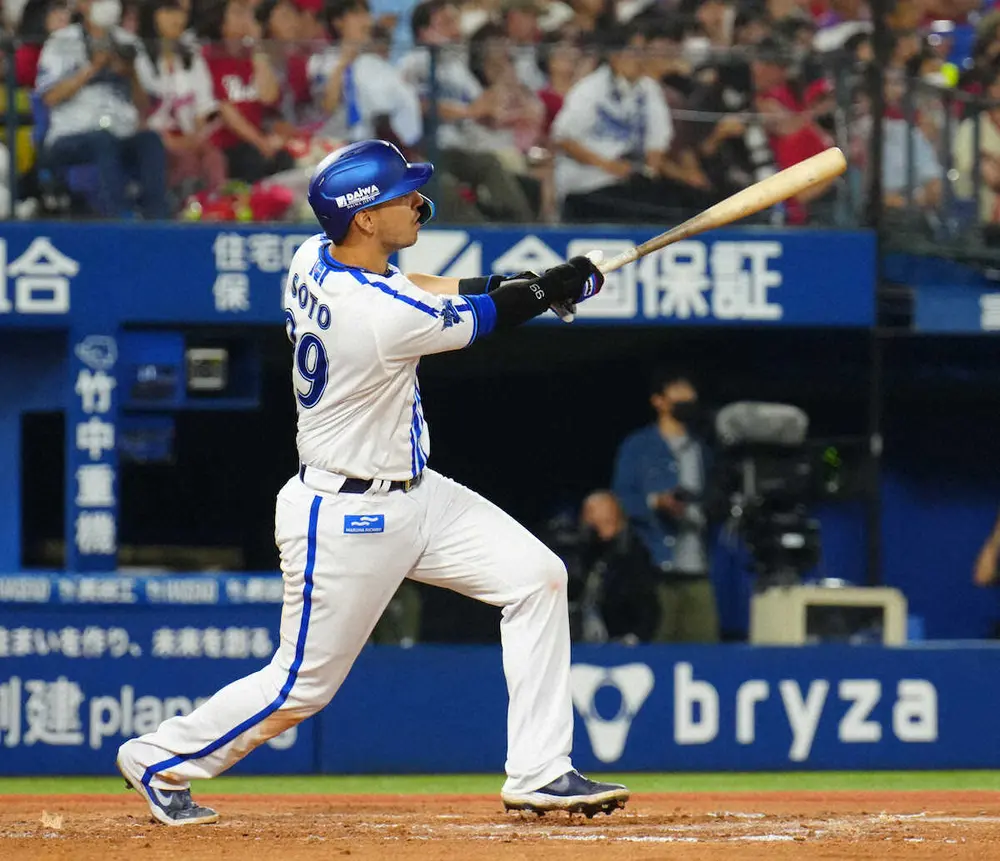 【画像・写真】DeNA連敗脱出へ　ソトが2試合連発の通算150号
