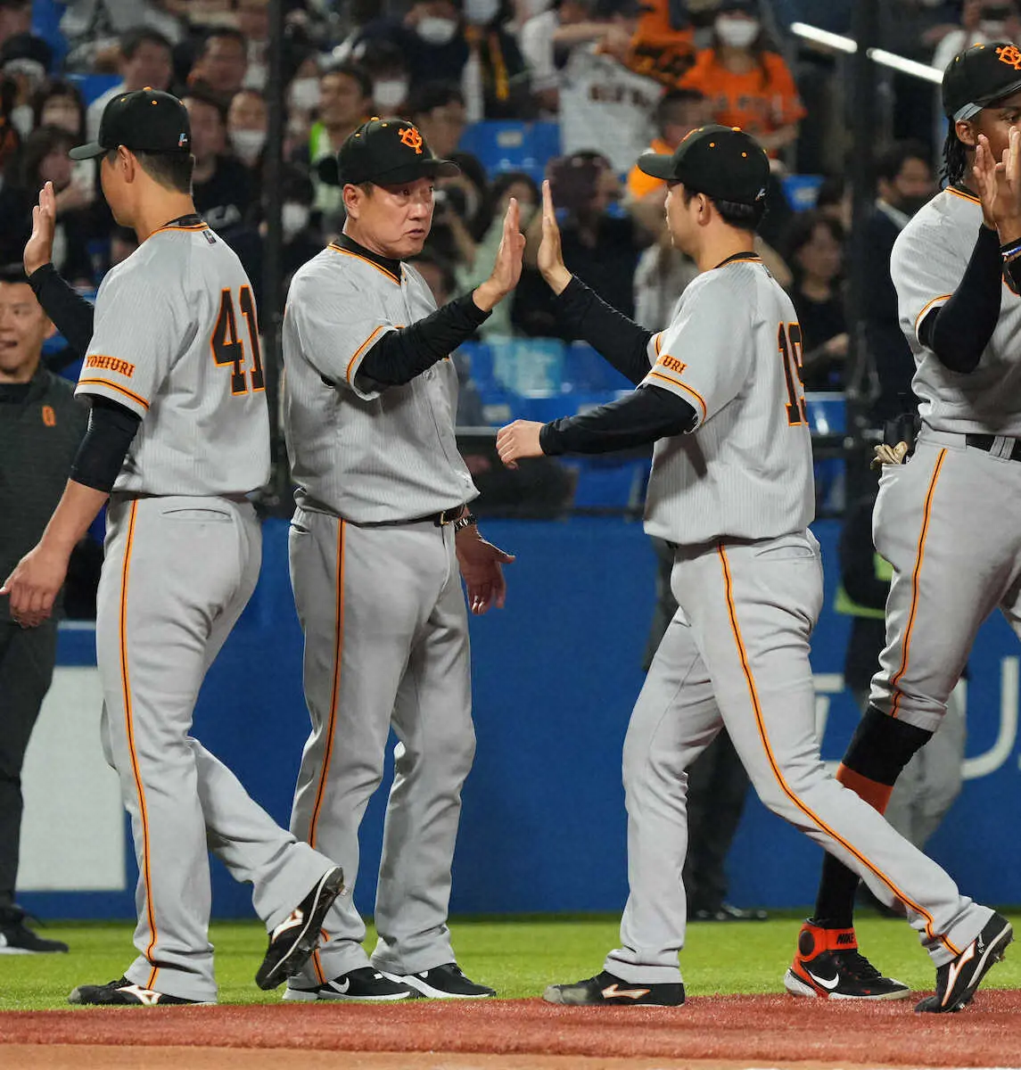 【画像・写真】巨人・大勢　ヒヤヒヤ今季7セーブ目　5―3で登板も内山弾浴びて1点差　今月3度目の失点