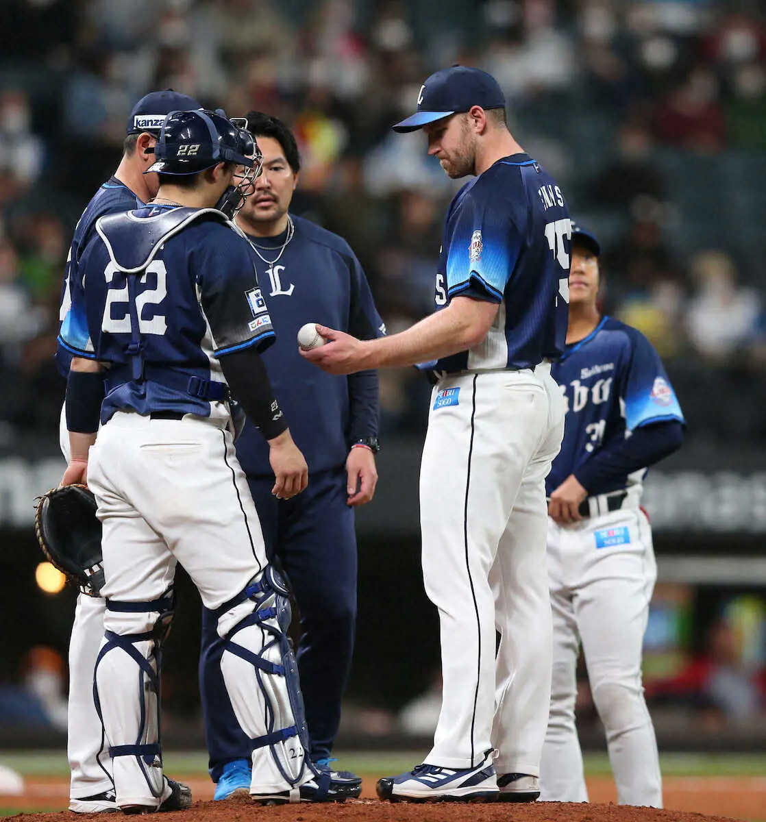 【画像・写真】西武エンスが5回途中3失点で両リーグワースト6敗目　5回集中打に松井監督「もったいないですよね」