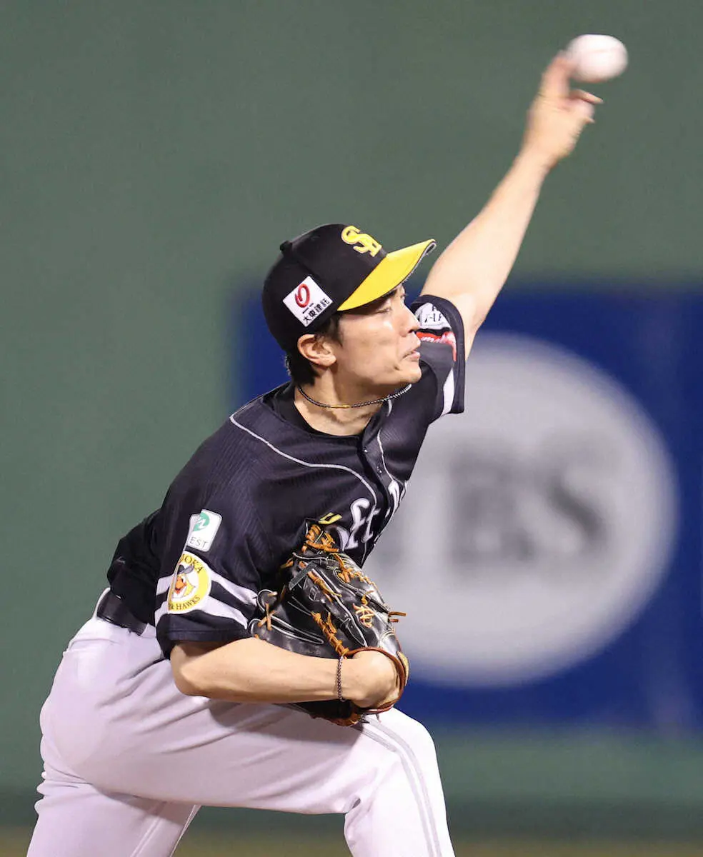 【画像・写真】ソフトバンク　先発の42歳和田は円熟味あふれる3勝目　相手スクイズを「本能」で外す