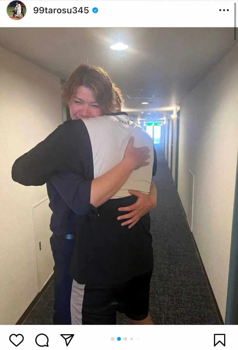 【画像・写真】ラオウとK　涙の抱擁で別れ「夢つかめよ！」「クソお世話になりました」にオリ党も「素敵」「泣いちゃう」