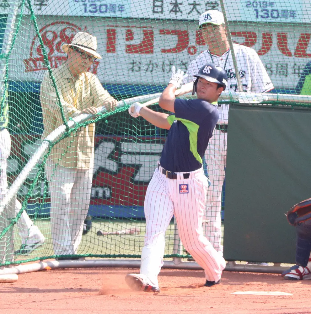【画像・写真】ヤクルト・村上「凄い気にかけてもらった」　9回“感謝”の中前打　中西太さんへ快音届けた!