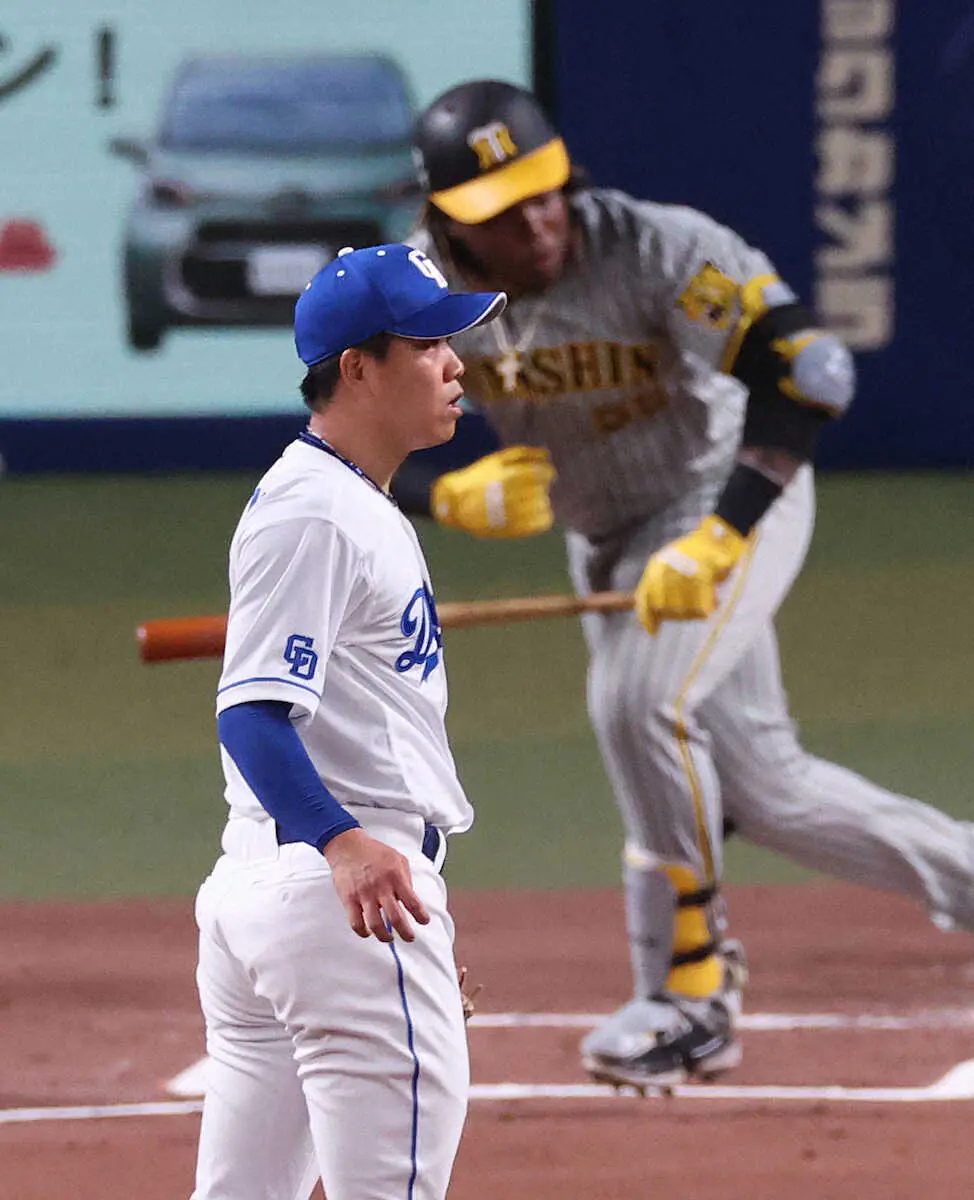 【画像・写真】今季未勝利の中日・柳　初回にあっさり3点の先制許す　チームは今季最長4連敗中…どうなる