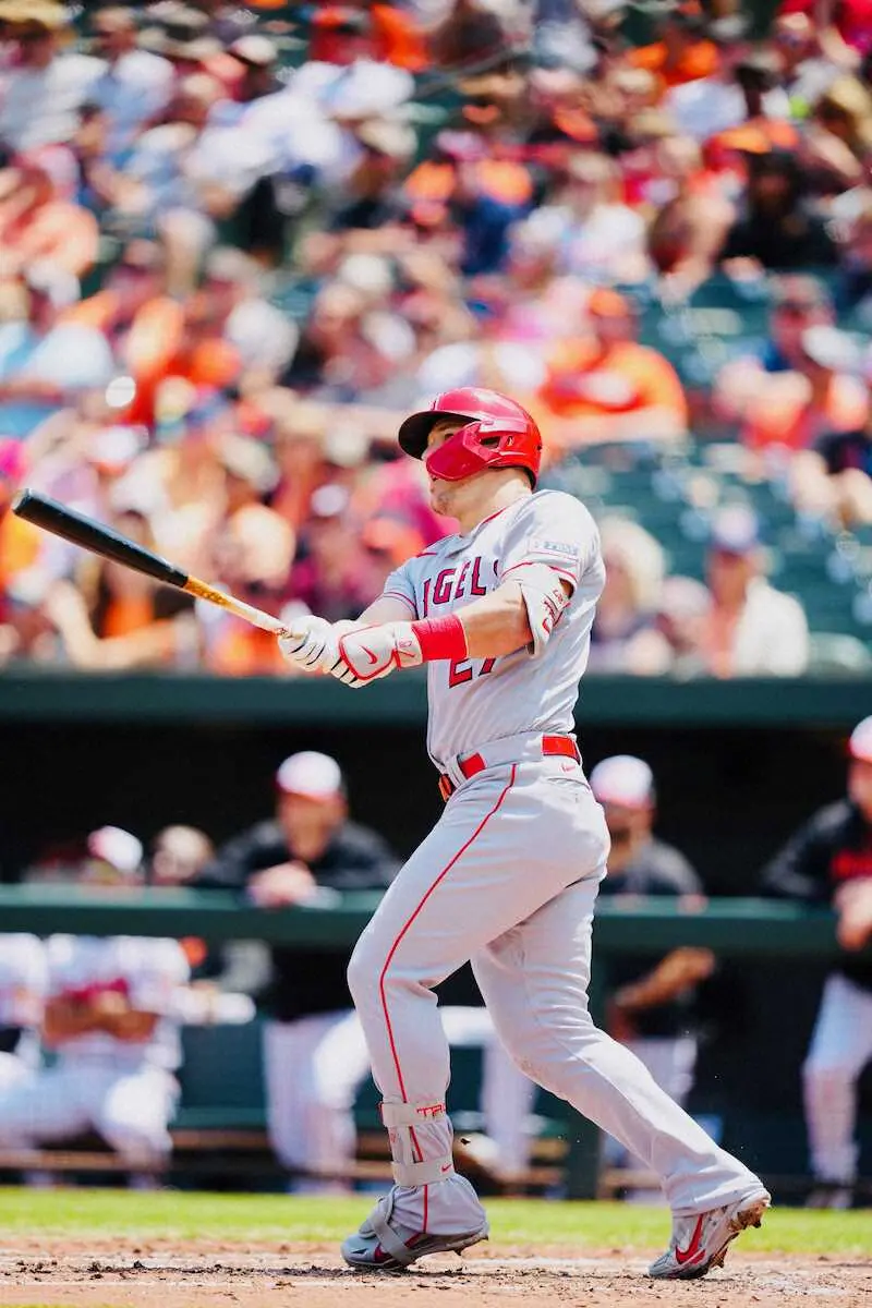 【画像・写真】エンゼルス　華麗なる共演　通算25度目「トラウタニ弾」　大谷5度目、トラウト11度目2桁本塁打到達