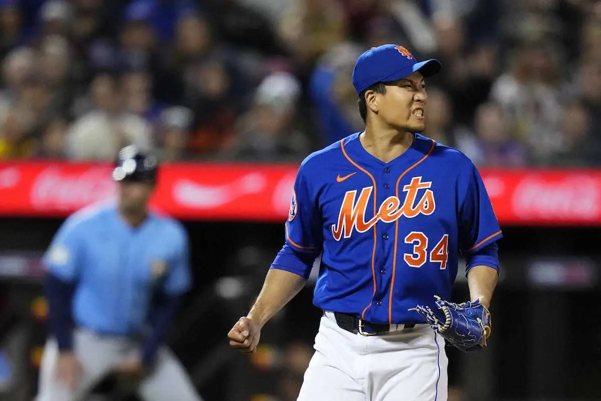 【画像・写真】メッツ・千賀　家族の前でメジャー初12奪三振「ブーイングを食らう姿を見せなくて良かった」