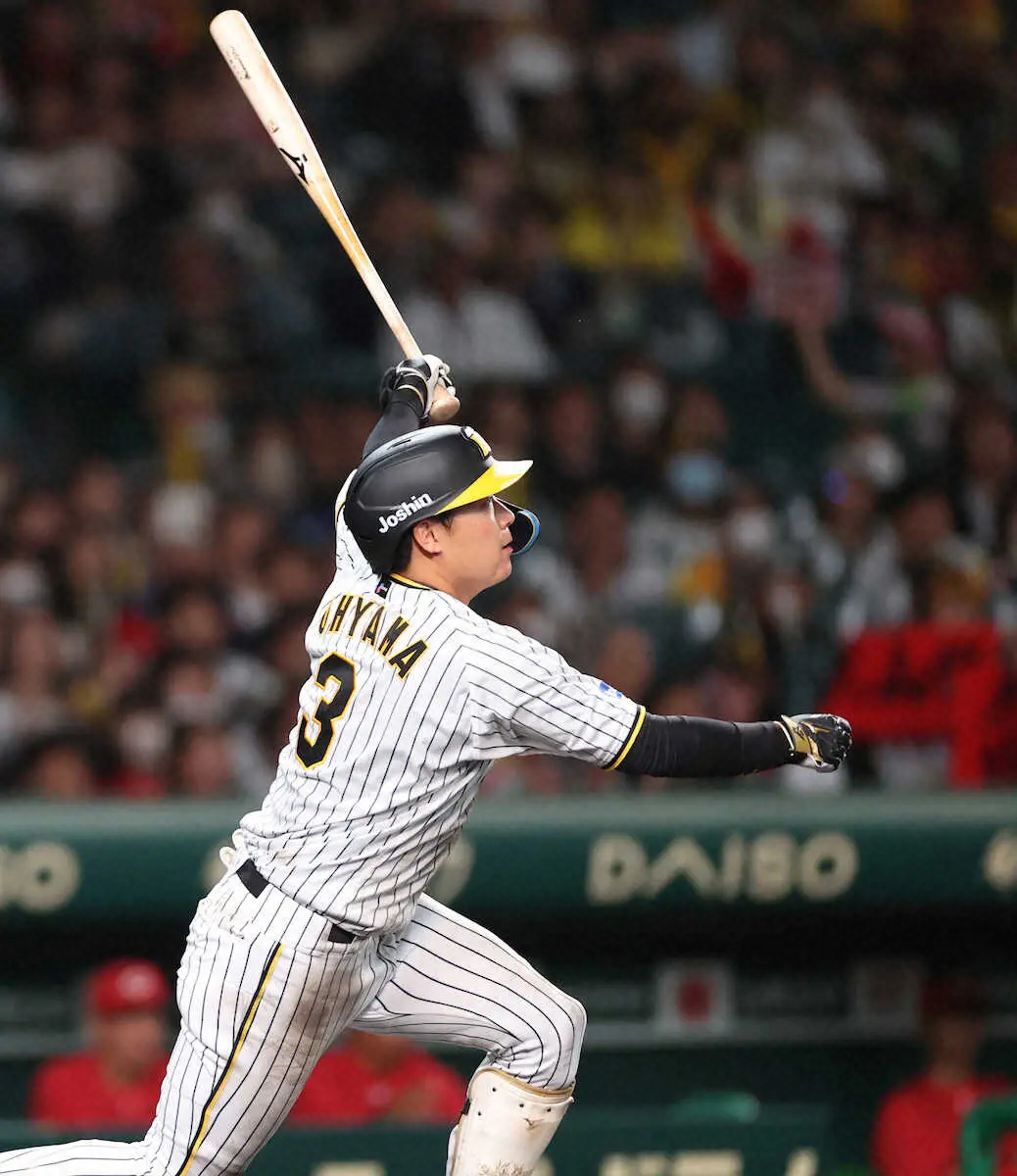 【画像・写真】阪神　これが7連勝中の勢いか　初回5点劣勢から5回に大山3ランで同点　クリーンアップ本塁打そろい踏み