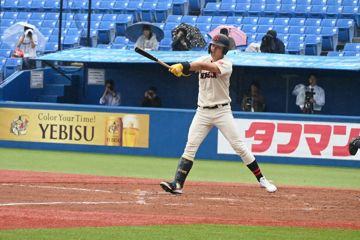 【画像・写真】ヤクルト・村上の弟、日大・慶太　公式戦代打デビューで三振