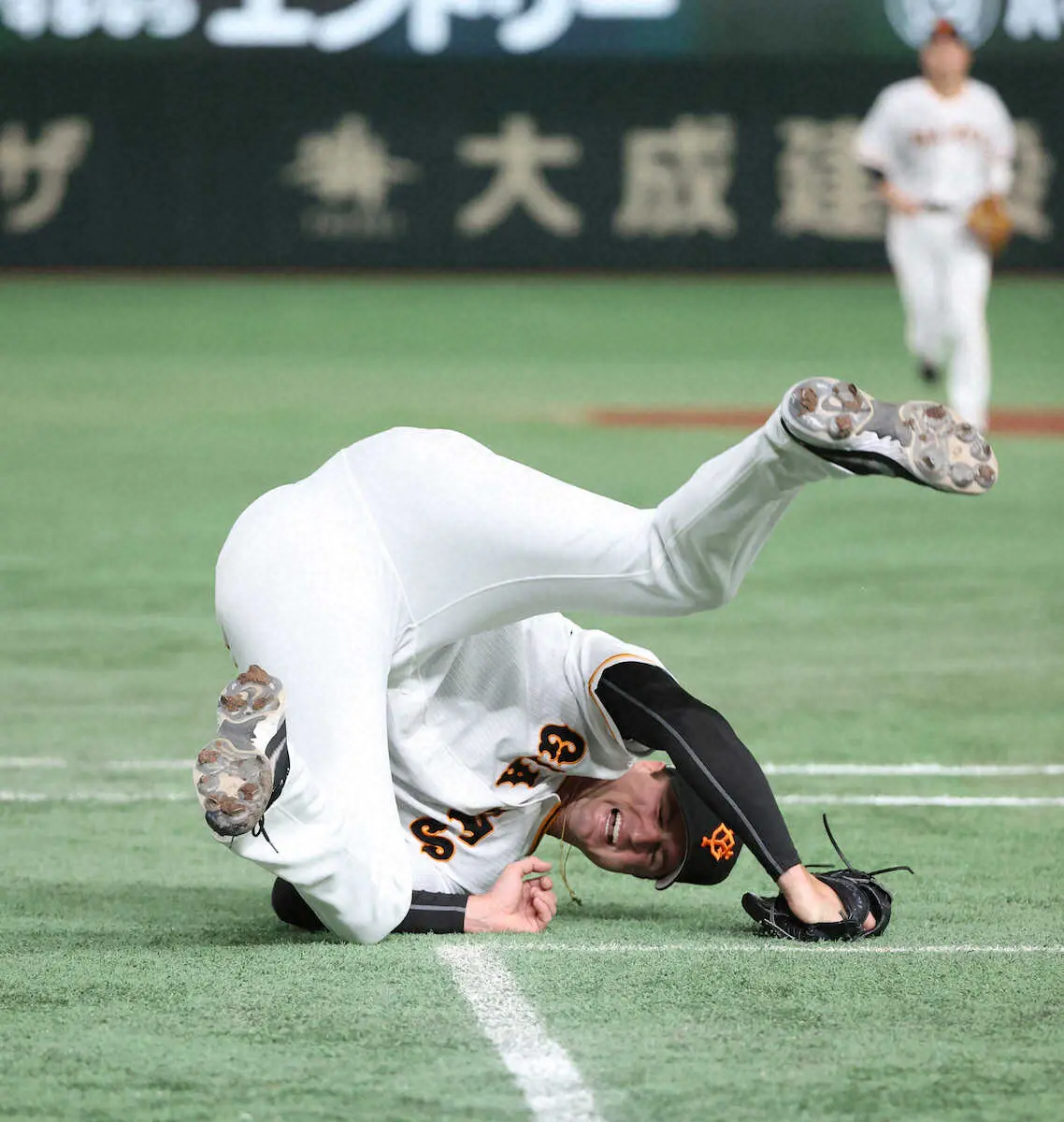 【画像・写真】巨人グリフィン　来日最多112球を投げ、6回7K2失点力投　4戦ぶり白星なるか　4勝目の権利得て降板