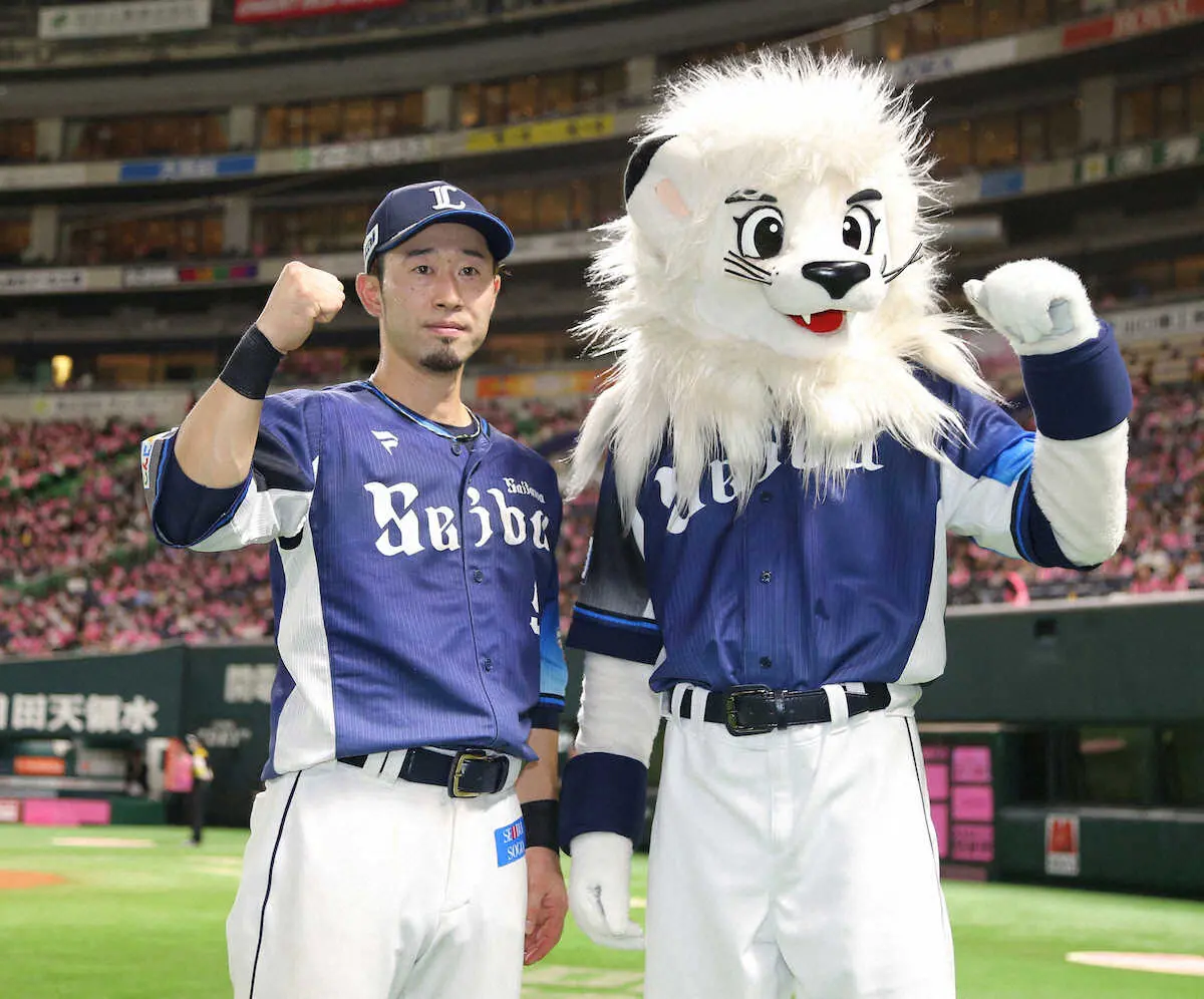 【画像・写真】西武・外崎修汰決勝打で連敗3でストップ「きっかけに連勝して上位にいけるように」