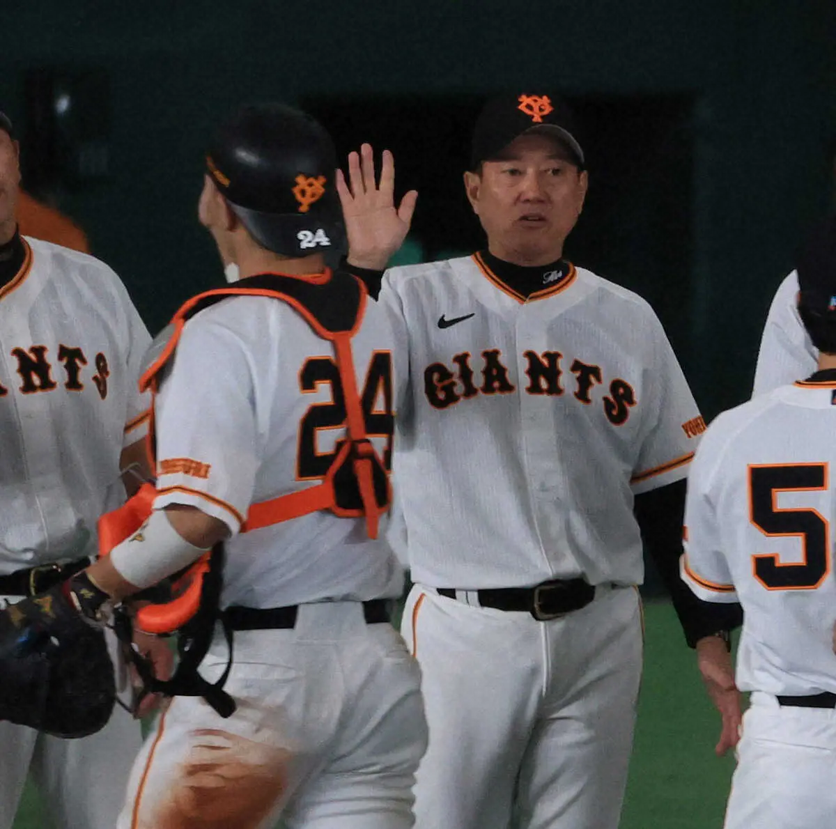 【画像・写真】巨人・原監督「やっぱり勝負強い」と大城卓絶賛　好リードに満塁弾「本当によくやっている」