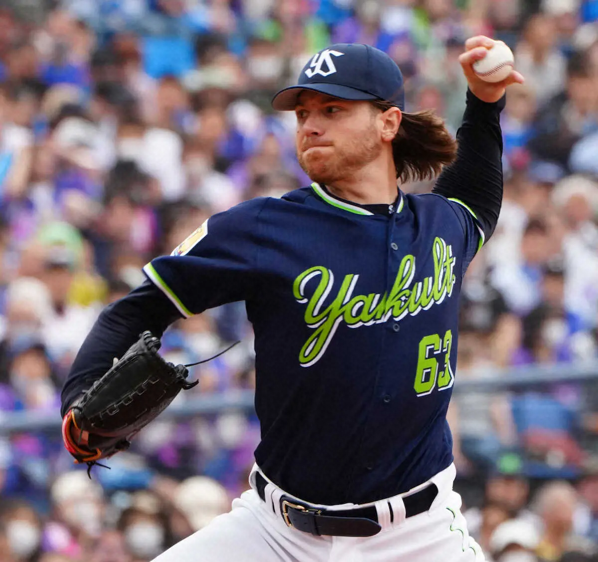 【画像・写真】ヤクルト　抜群の制球力を誇るピーターズが与えた1個の四球…　投手に四球を与えてそこから2失点