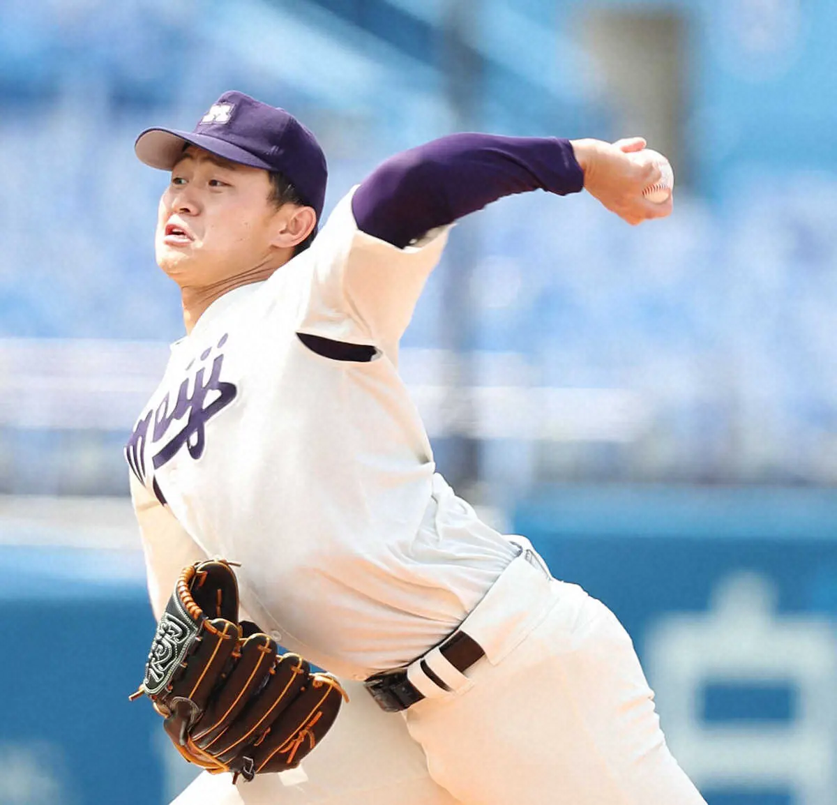 【画像・写真】明大が勝ち点5の完全Vで今季終了　2番・飯森は3安打で暫定首位打者　宗山から送られた金言とは…