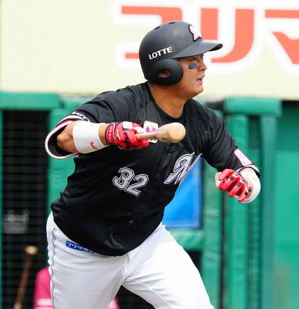 【画像・写真】ロッテ・佐藤都が2号ソロ「久しぶりに出たヒットがホームランで良かった」