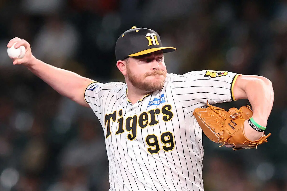 【画像・写真】阪神・ビーズリー　先発転向へ　エース青柳2軍…有事の備え白羽の矢　球団にはメッセンジャーの成功例