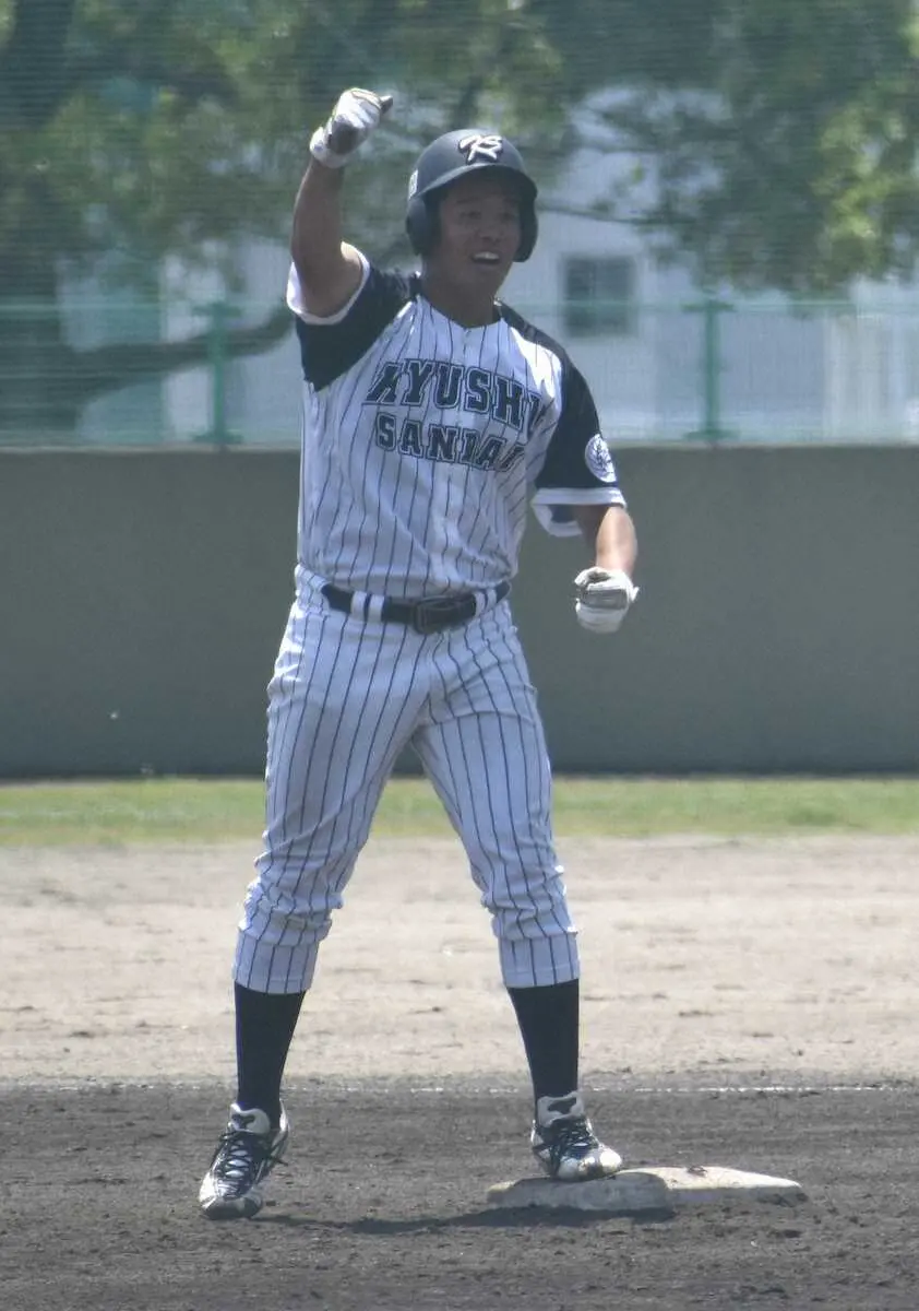 【画像・写真】九産大　4番・本田の決勝打で九共大とのV争い五分に　「2連勝して全国に行こう」22日に天王山
