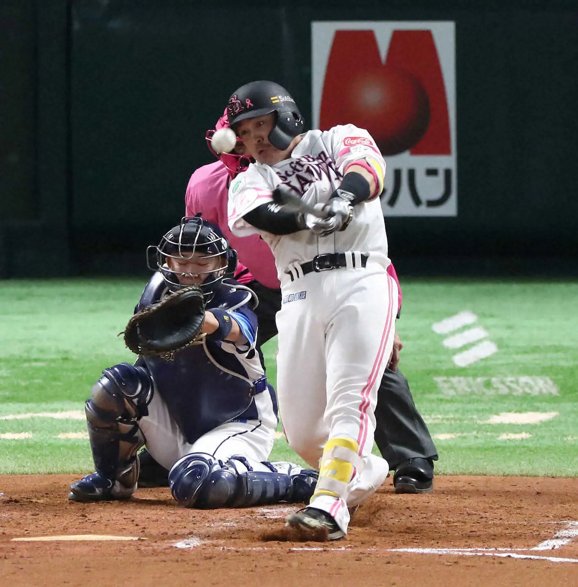【画像・写真】ソフトB・甲斐が“値千金”の先制打　打点マークした試合は今季10戦全勝の不敗神話
