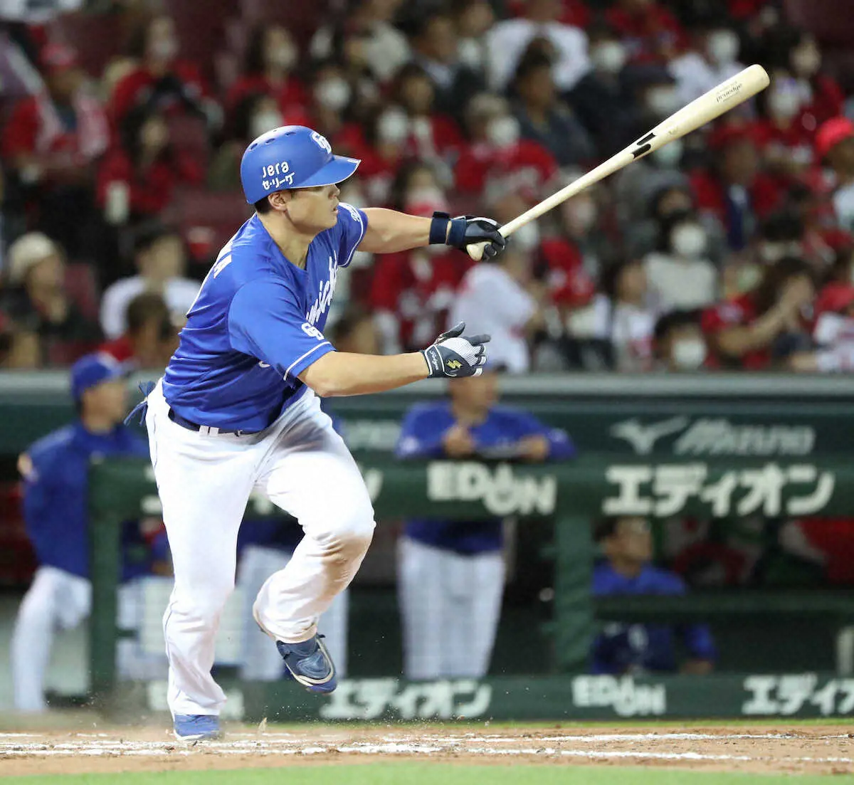 【画像・写真】中日、連敗7でストップ！　細川が“70イニングぶり勝ち越し”の決勝二塁打「いい結果になって良かった」