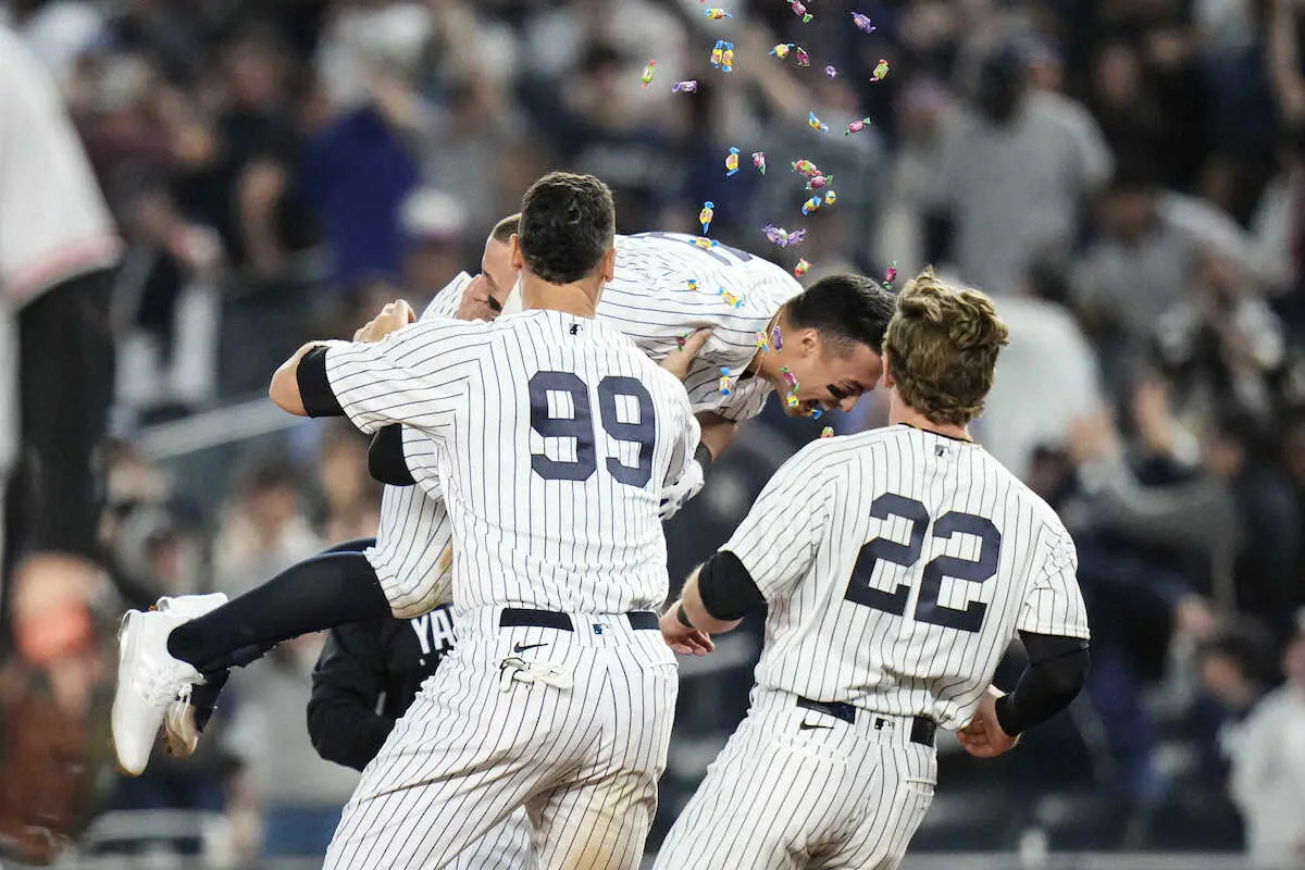 【画像・写真】ヤンキース　ジャッジが9回土壇場に同点ソロ　リーグトップに並ぶ14号　昨季MVPはエンジン全開