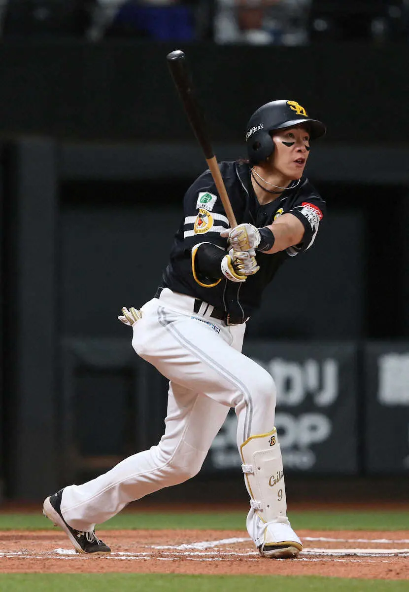 【画像・写真】ソフトB・柳田　“エスコン男”本領V弾　なんと4戦打率・563「たまたまですが（相性は）いいです」